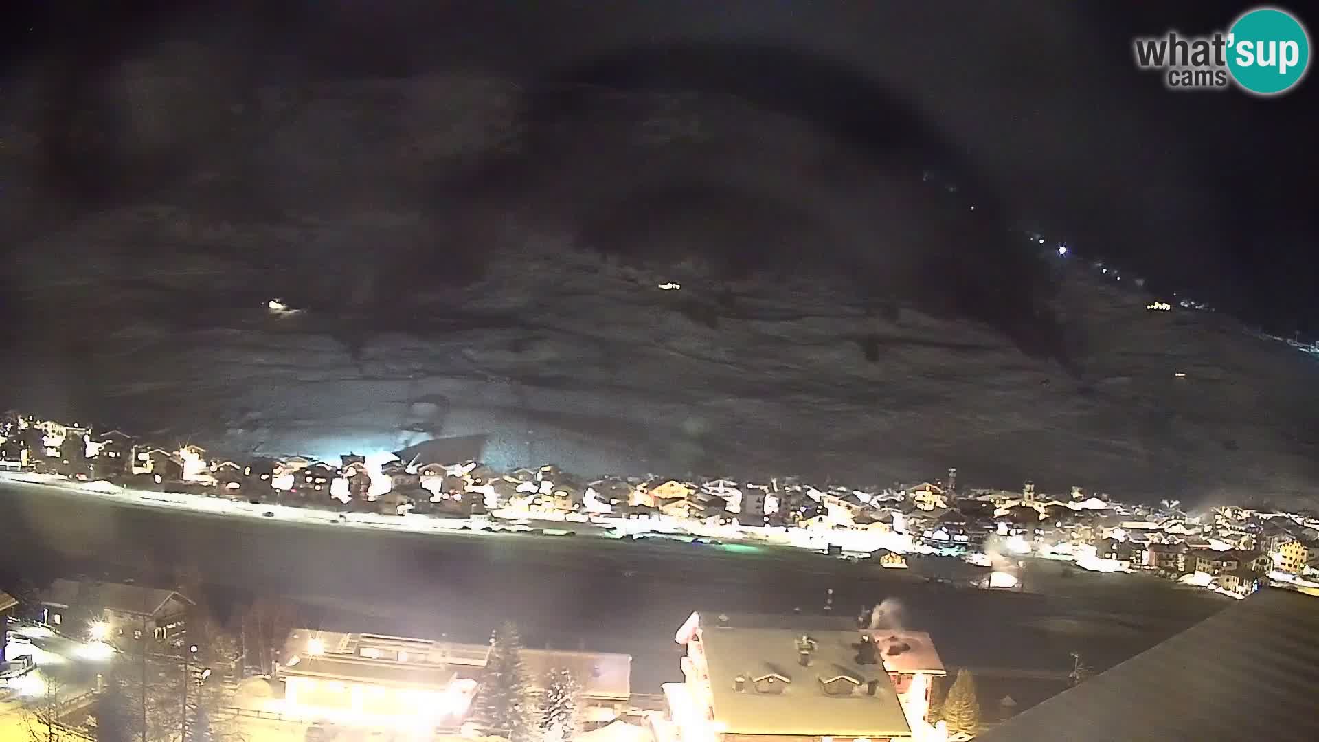 Superbe web camera Livigno, vue panoramique depuis l’hôtel Teola