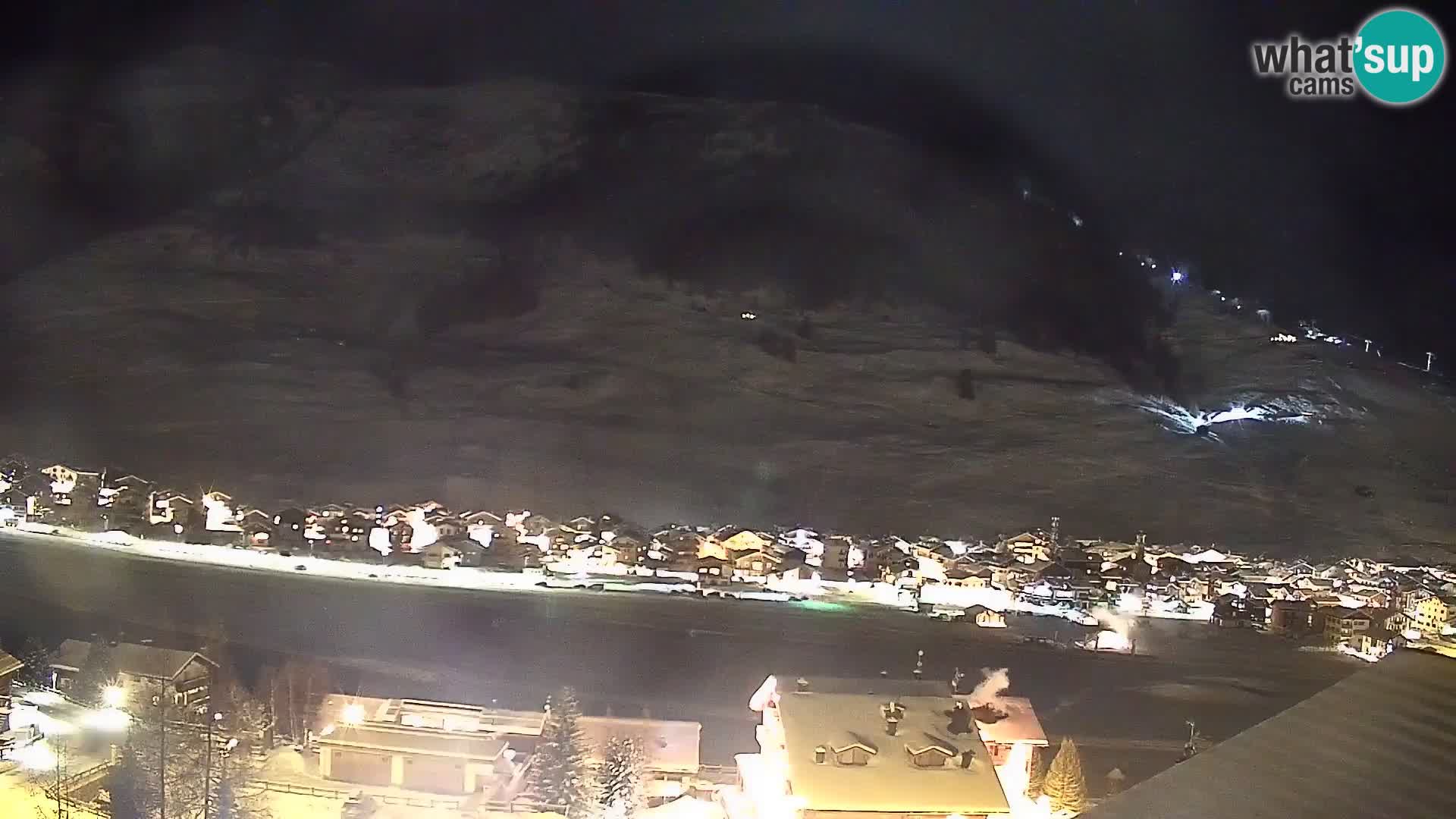 Superbe web camera Livigno, vue panoramique depuis l’hôtel Teola