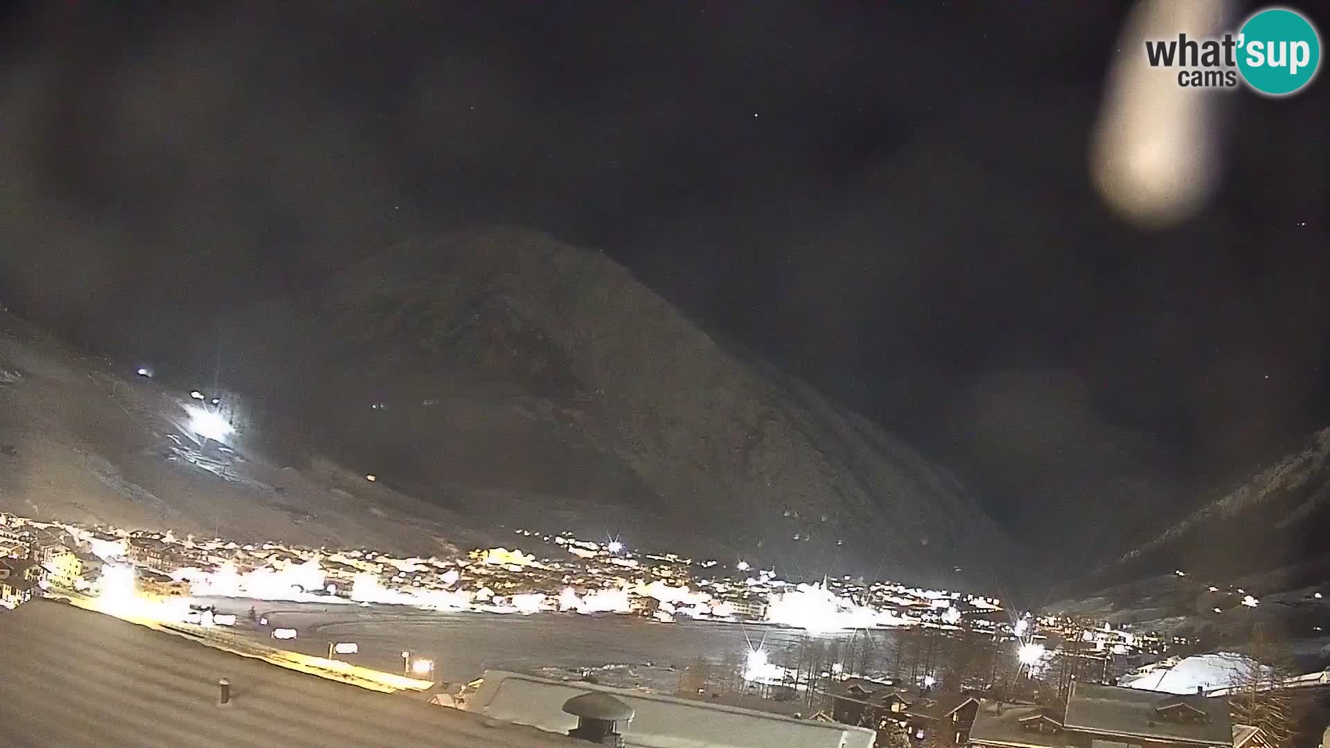 Amazing Livigno webcam panorama view from hotel Teola