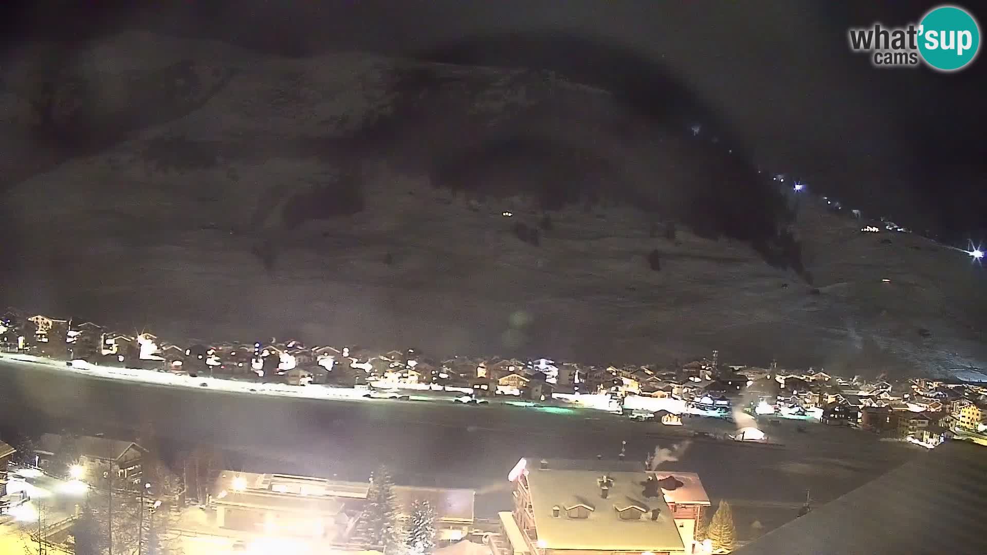 Superbe web camera Livigno, vue panoramique depuis l’hôtel Teola