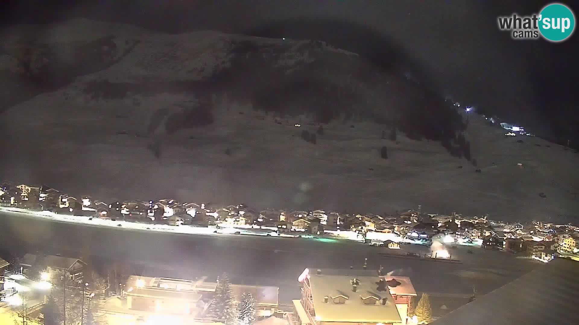 Superbe web camera Livigno, vue panoramique depuis l’hôtel Teola