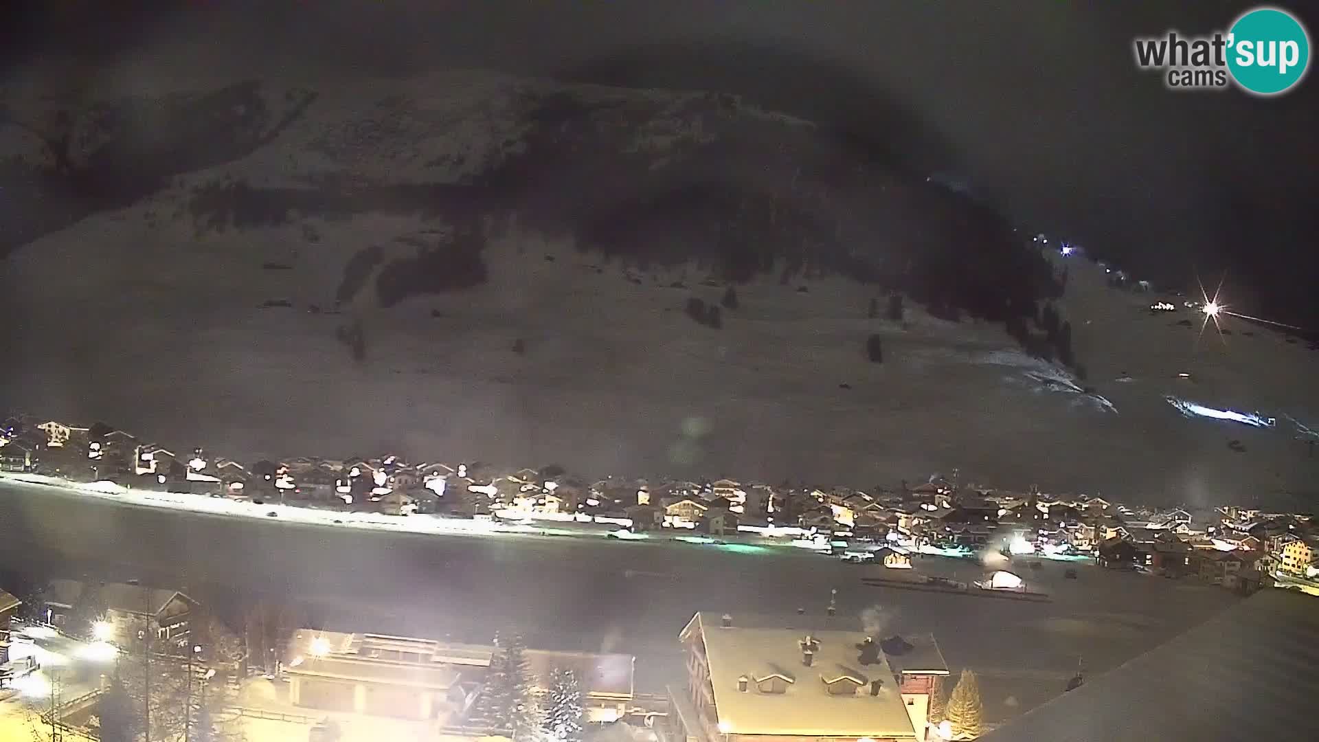 Superbe web camera Livigno, vue panoramique depuis l’hôtel Teola