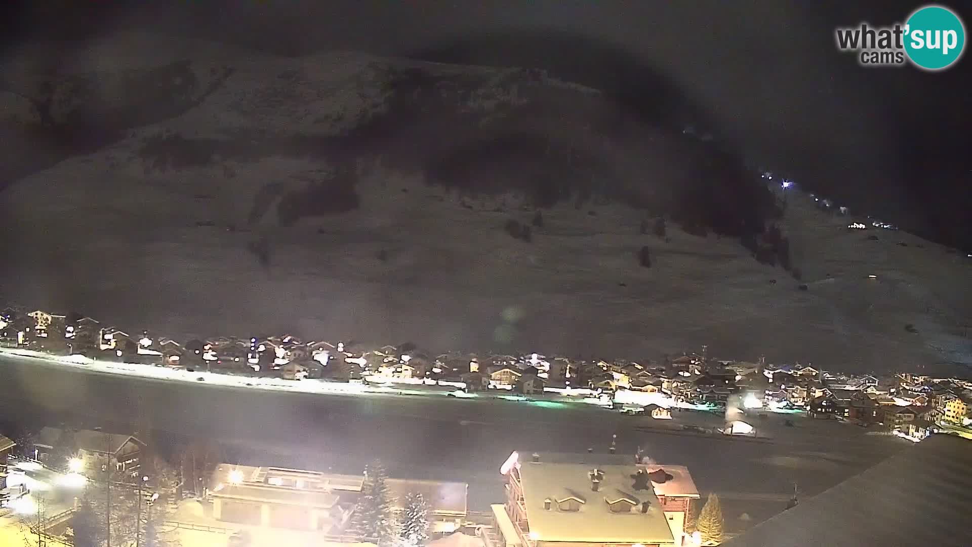 Superbe web camera Livigno, vue panoramique depuis l’hôtel Teola