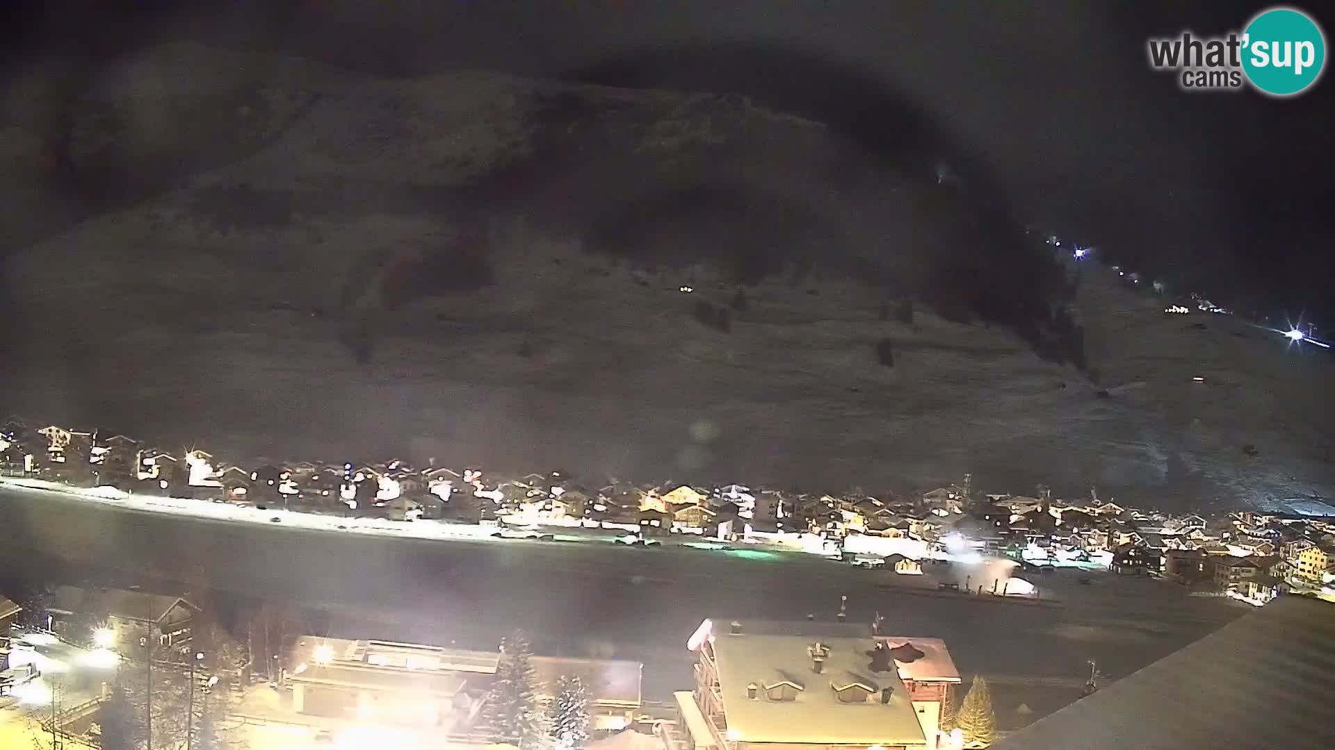 Superbe web camera Livigno, vue panoramique depuis l’hôtel Teola