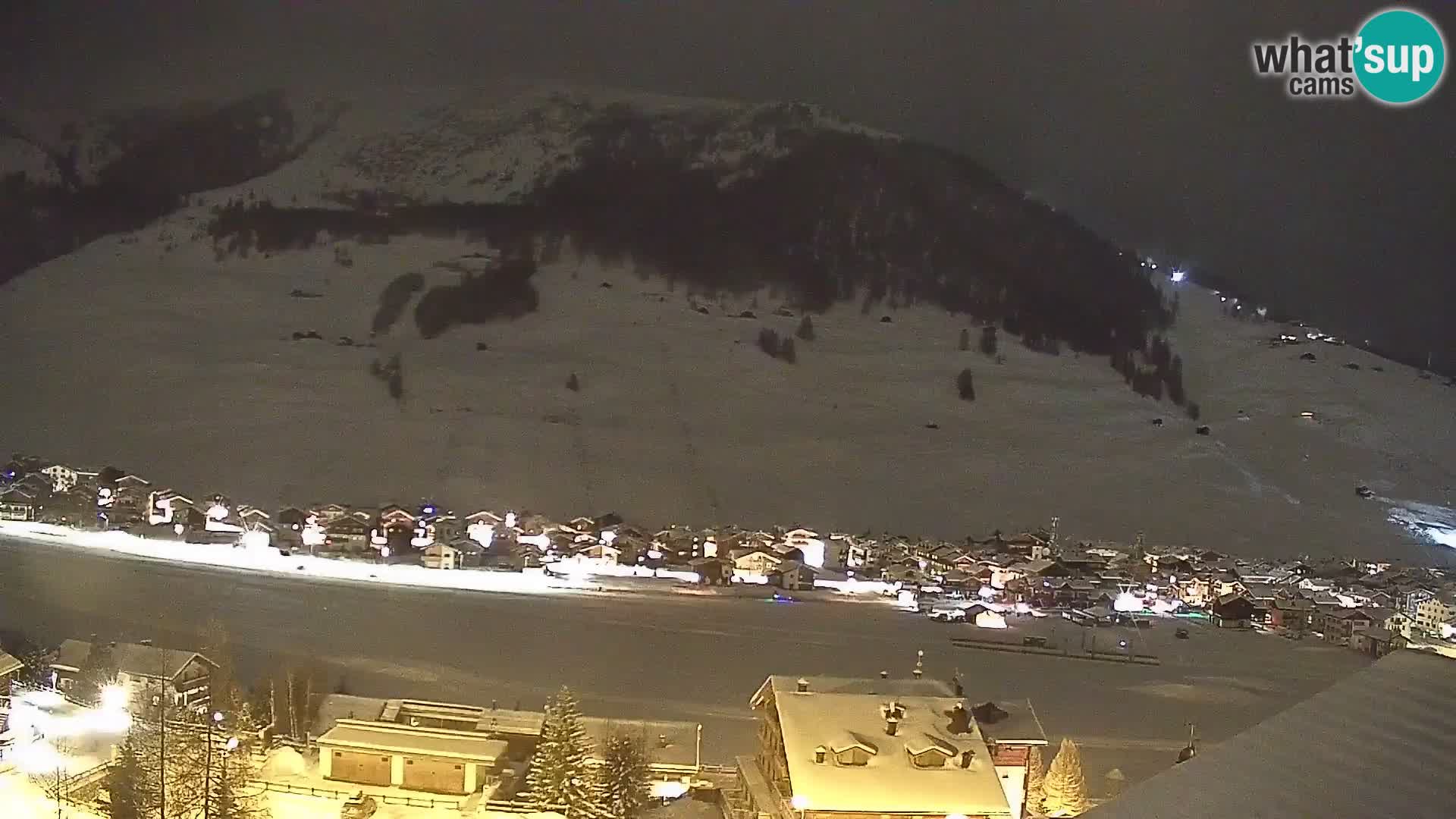 Amazing Livigno webcam panorama view from hotel Teola