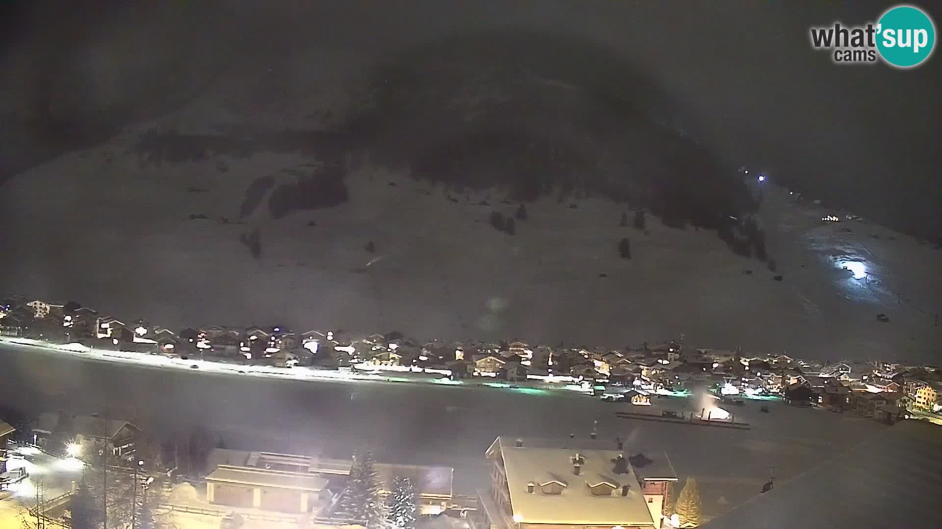 Superbe web camera Livigno, vue panoramique depuis l’hôtel Teola