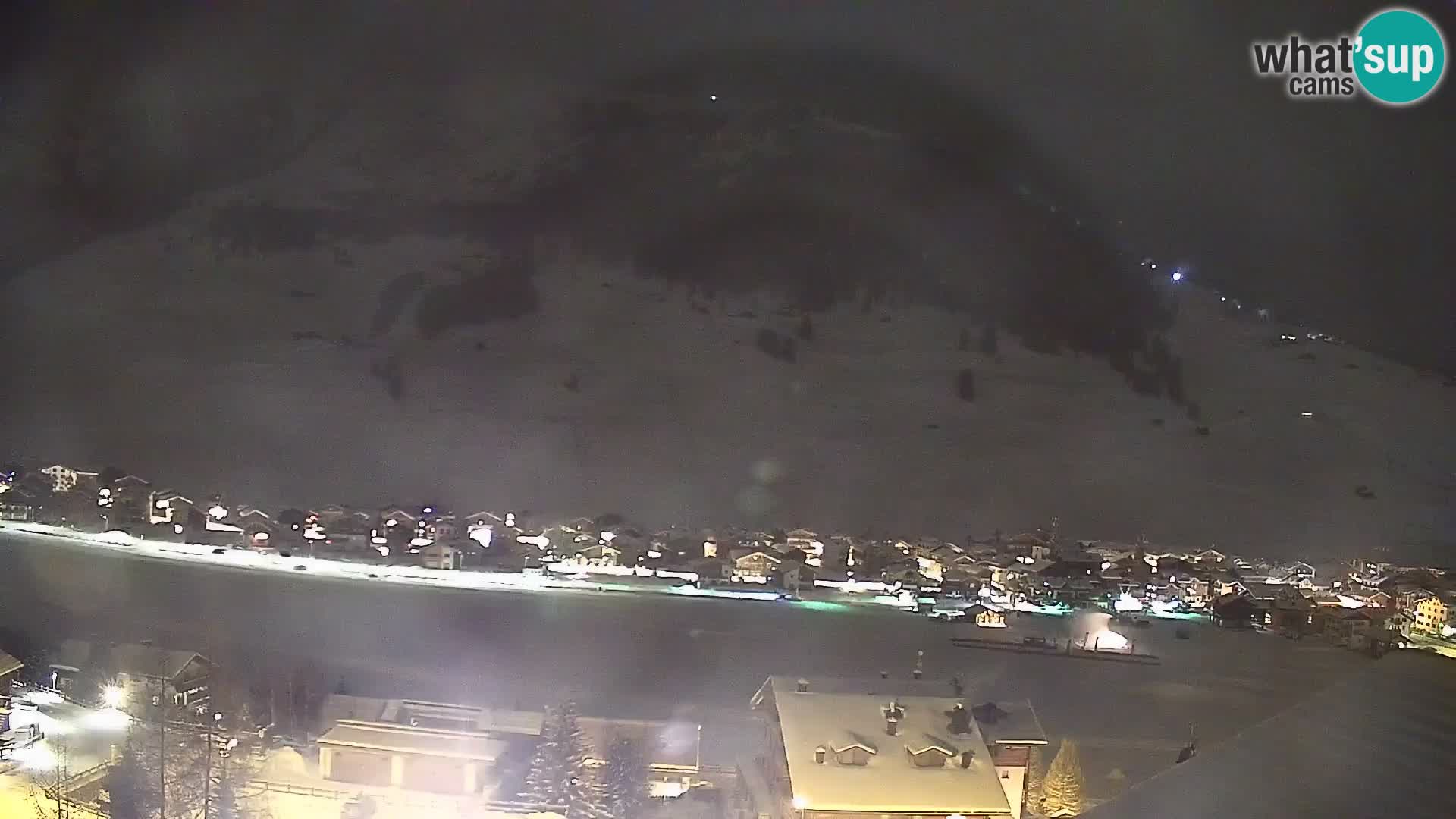 Increíble webcam de Livigno, vista panorámica desde el hotel Teola