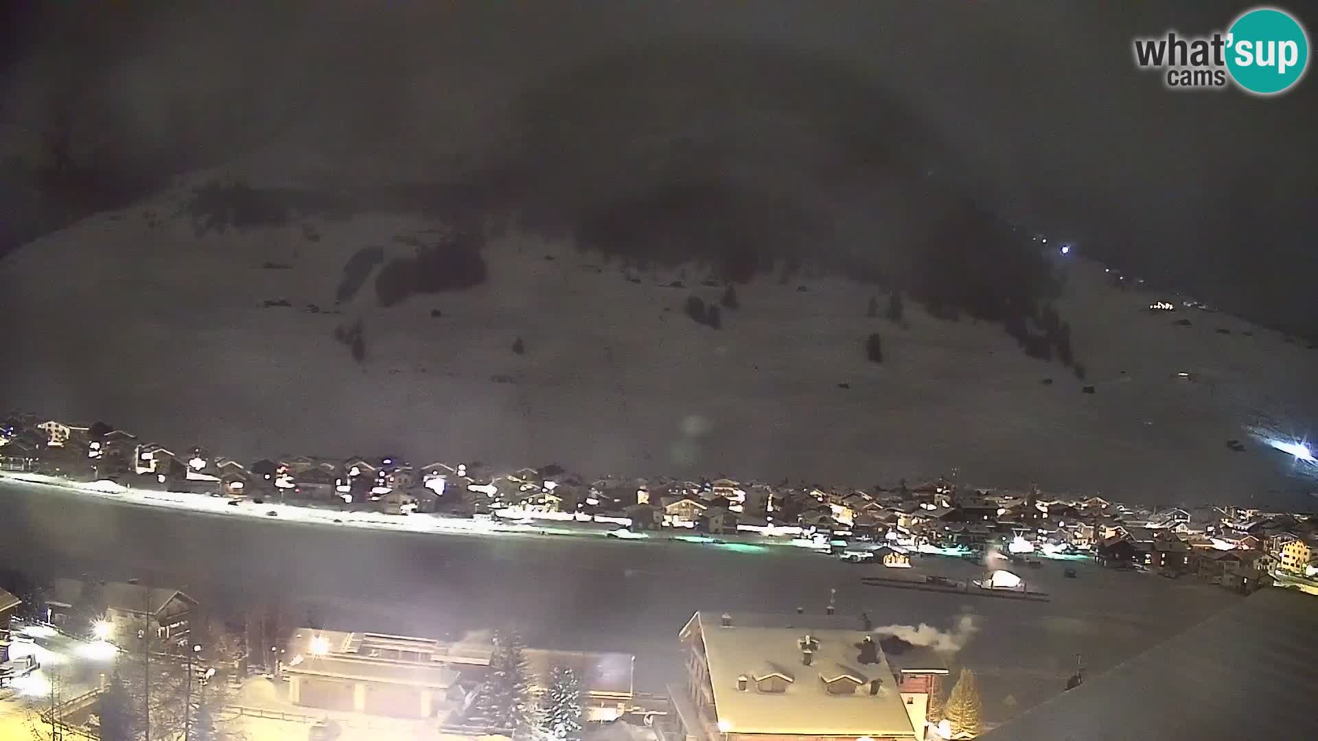 Increíble webcam de Livigno, vista panorámica desde el hotel Teola