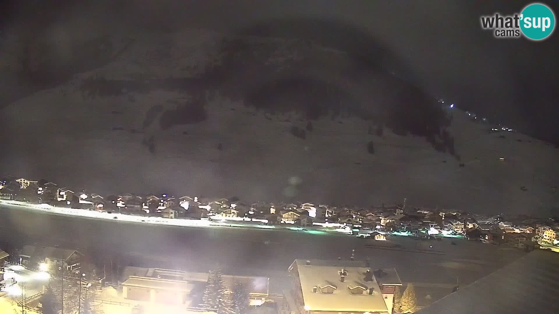 Superbe web camera Livigno, vue panoramique depuis l’hôtel Teola