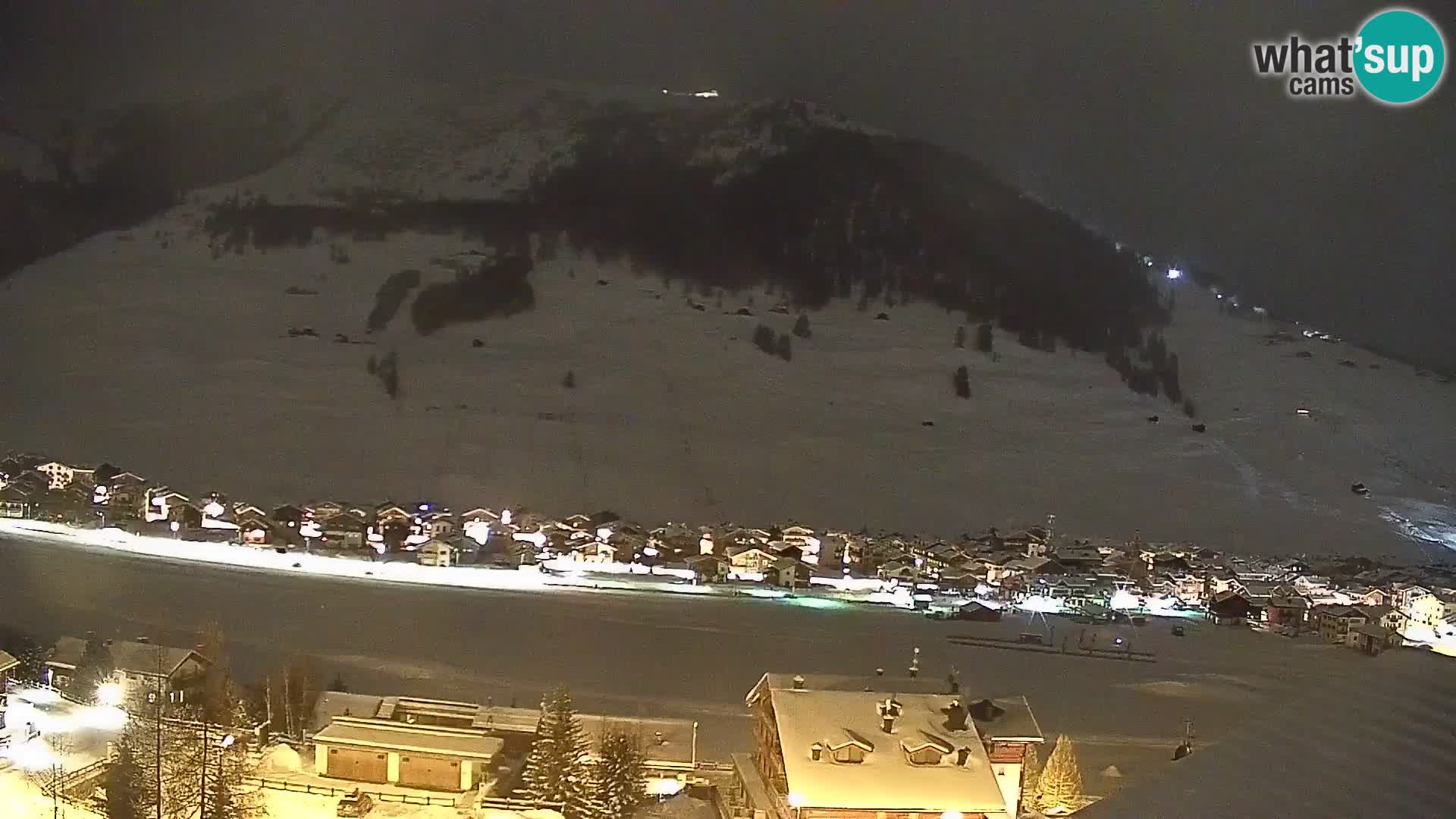 Superbe web camera Livigno, vue panoramique depuis l’hôtel Teola