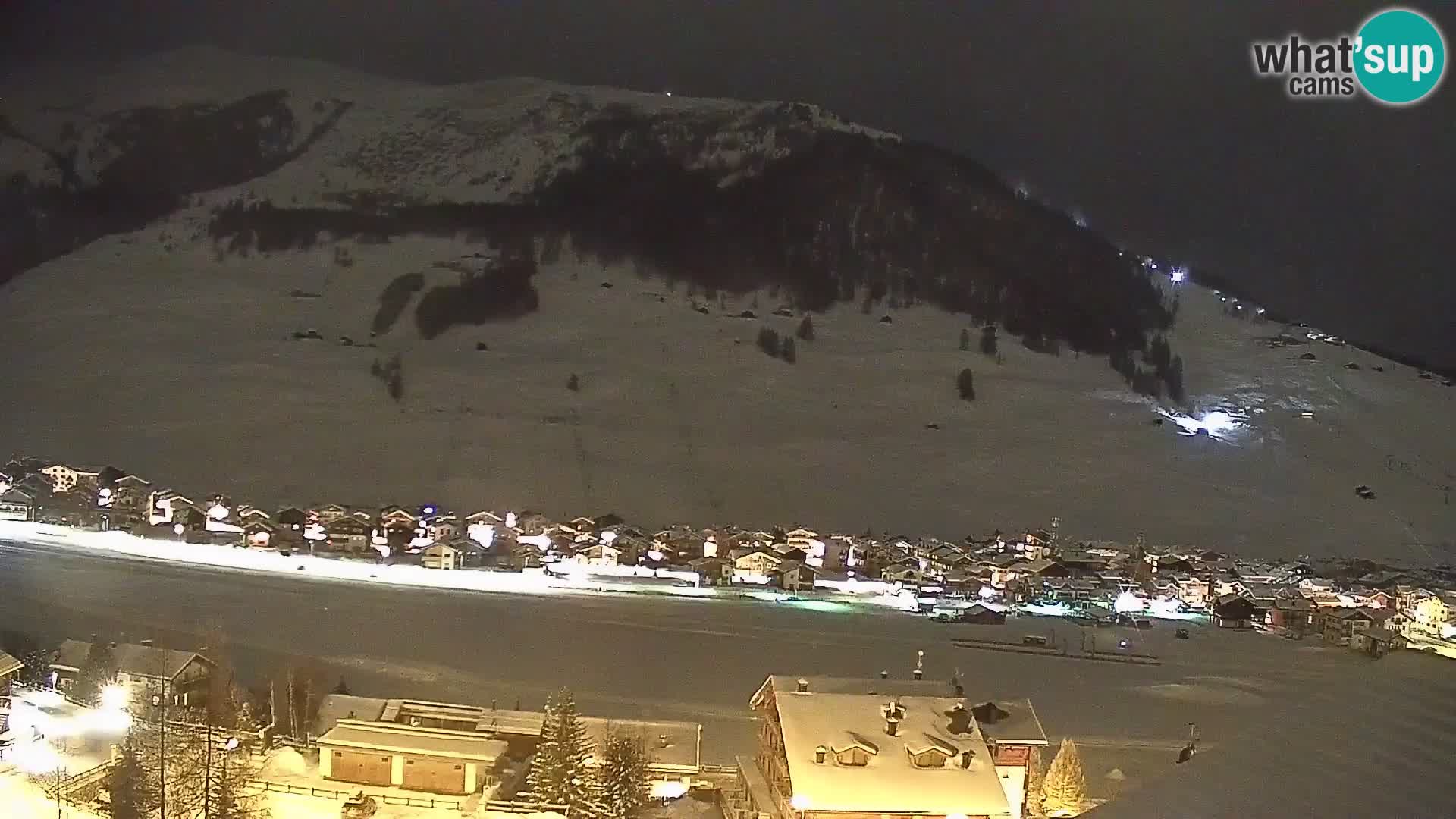 Increíble webcam de Livigno, vista panorámica desde el hotel Teola