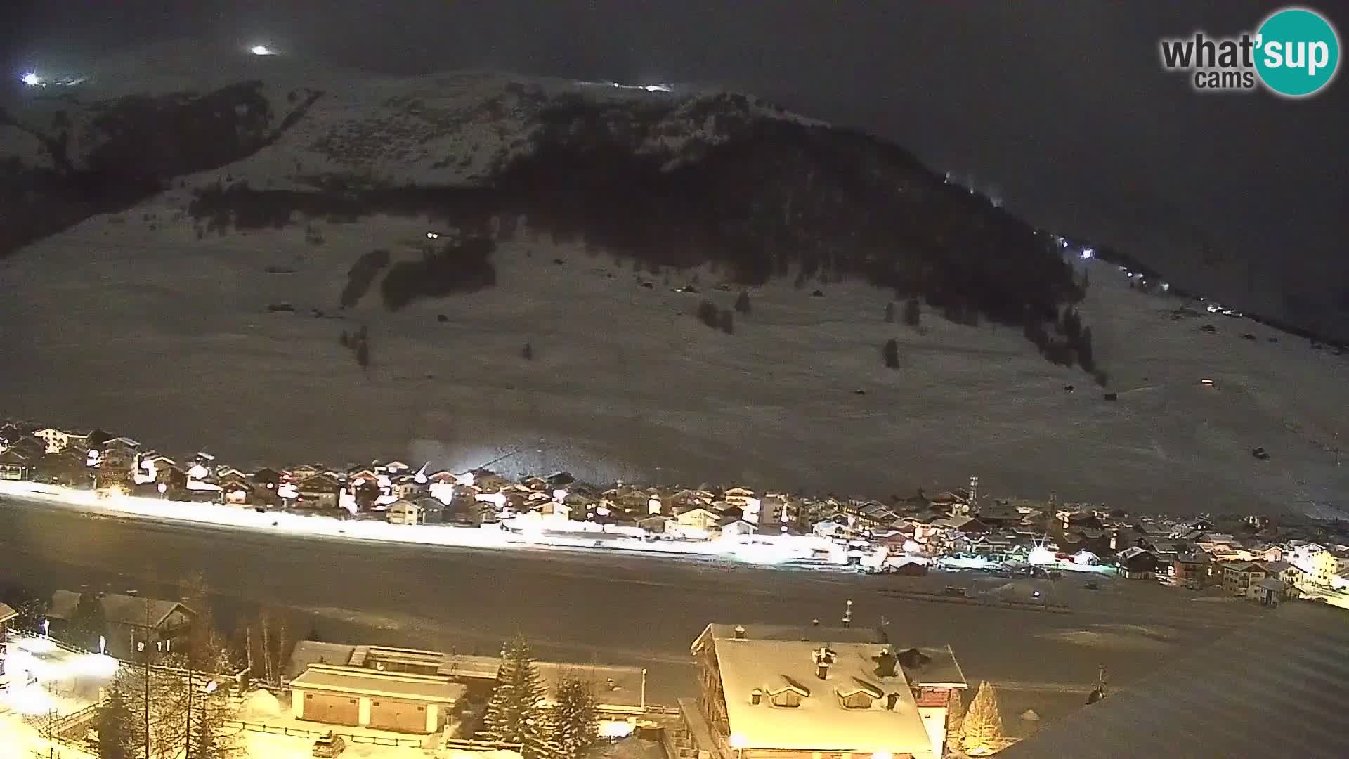 Superbe web camera Livigno, vue panoramique depuis l’hôtel Teola