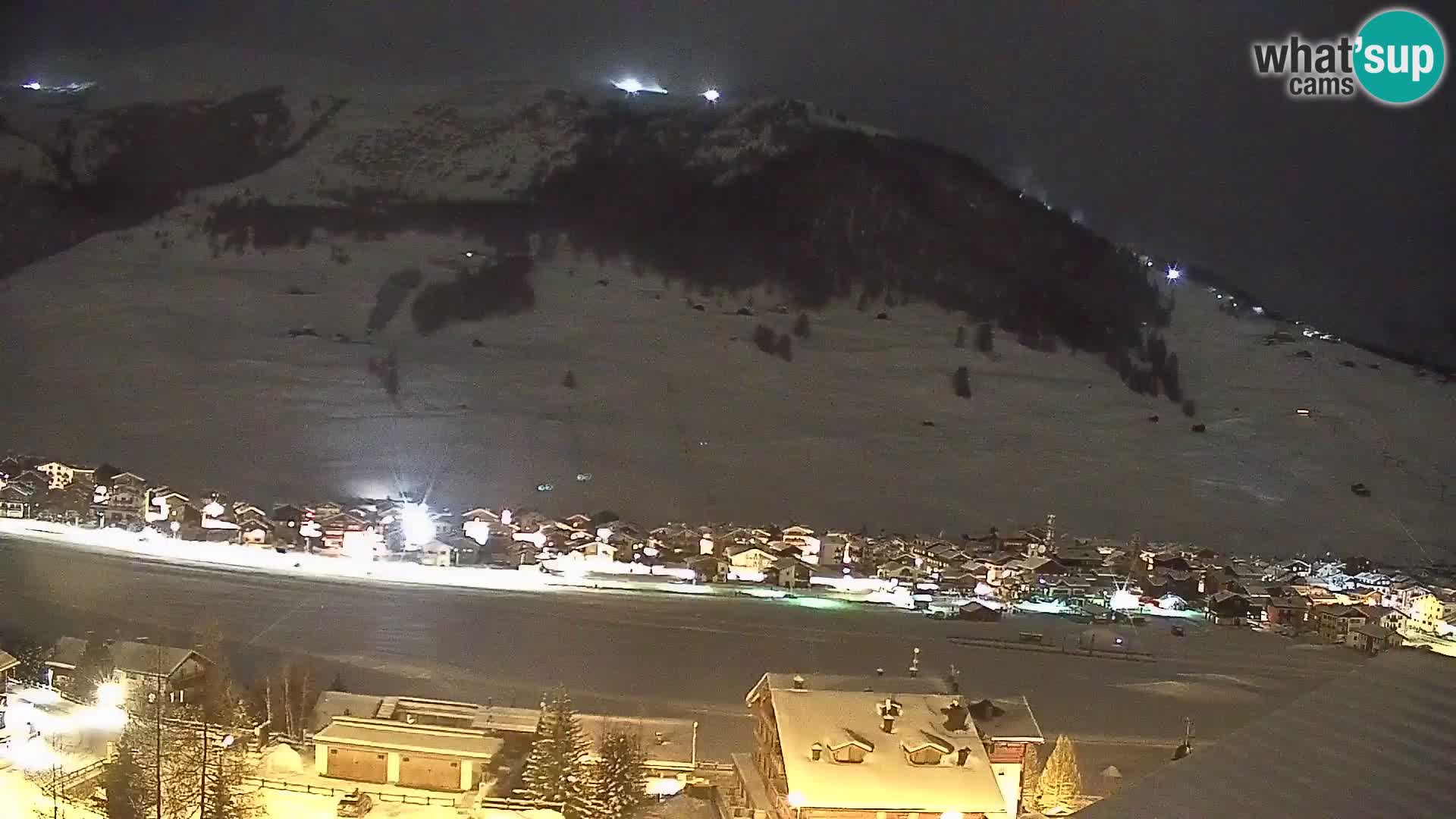 Superbe web camera Livigno, vue panoramique depuis l’hôtel Teola