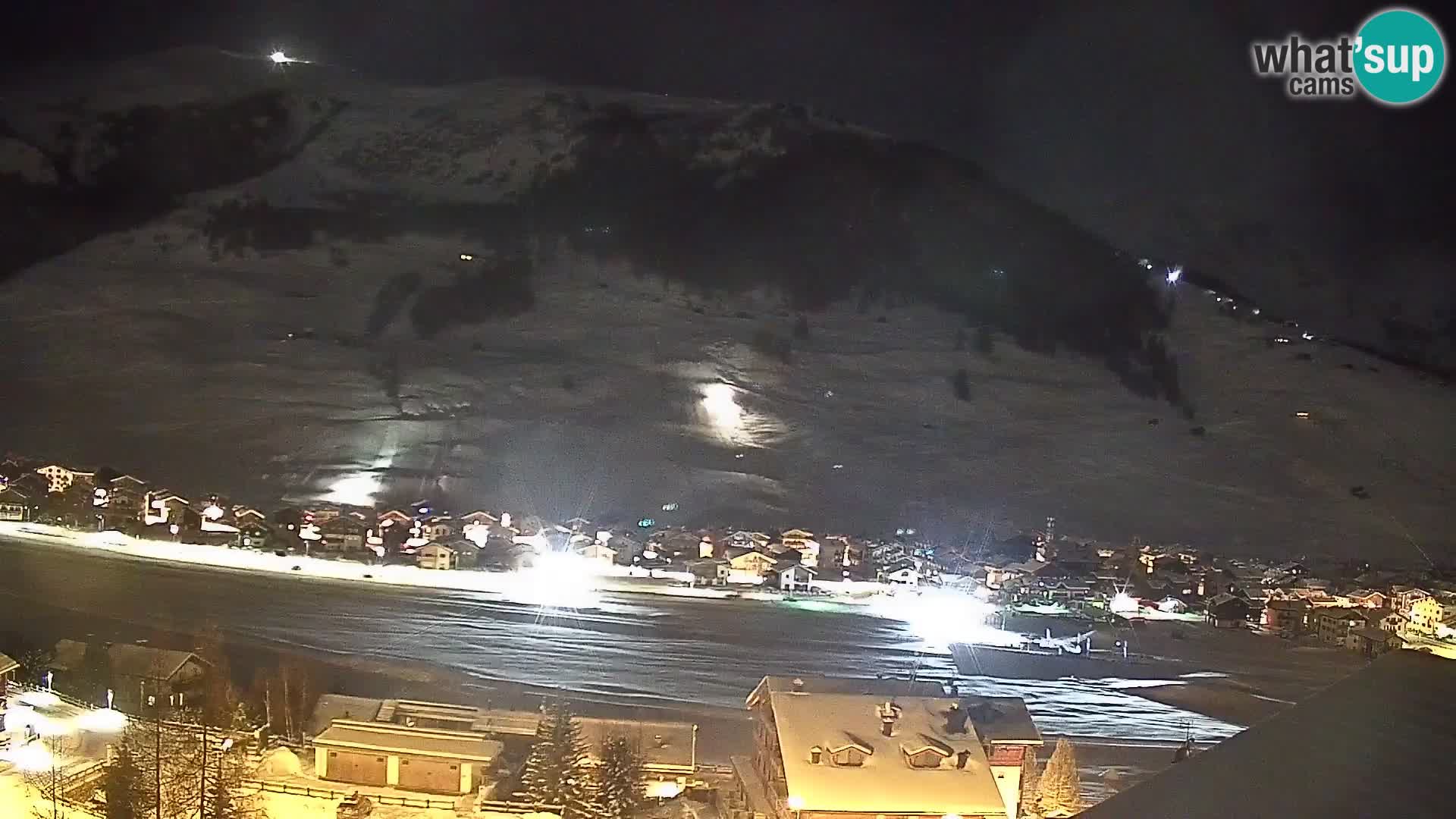 Superbe web camera Livigno, vue panoramique depuis l’hôtel Teola