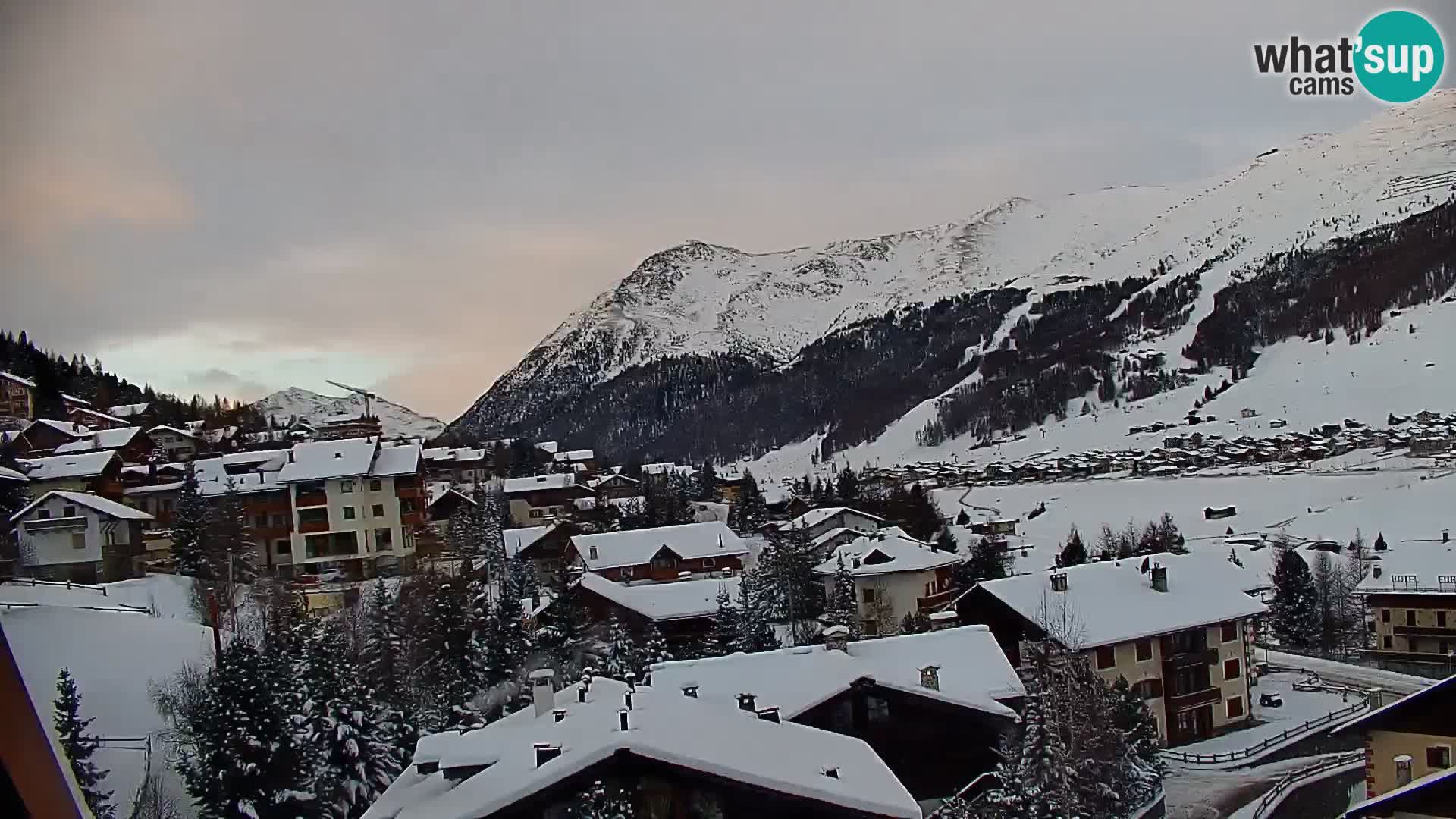 Erstaunliche Livigno Kamera, Panoramablick vom Hotel Teola