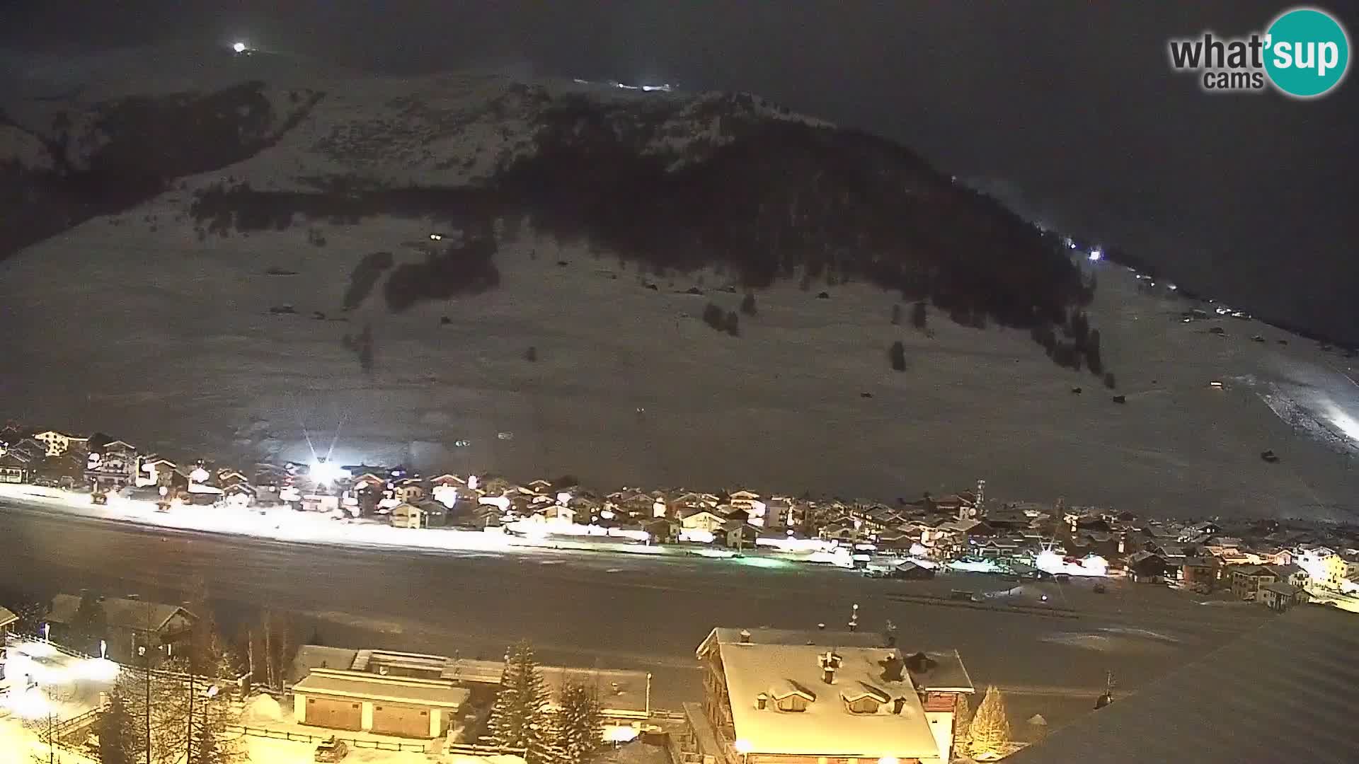 Increíble webcam de Livigno, vista panorámica desde el hotel Teola