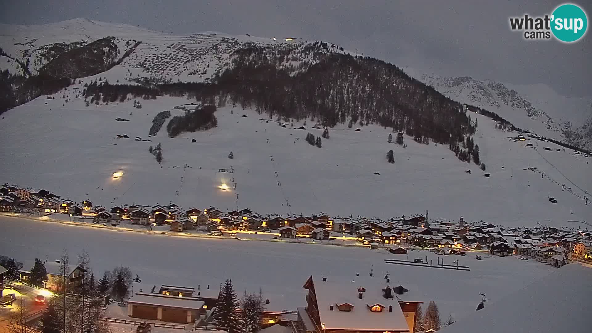 Erstaunliche Livigno Kamera, Panoramablick vom Hotel Teola