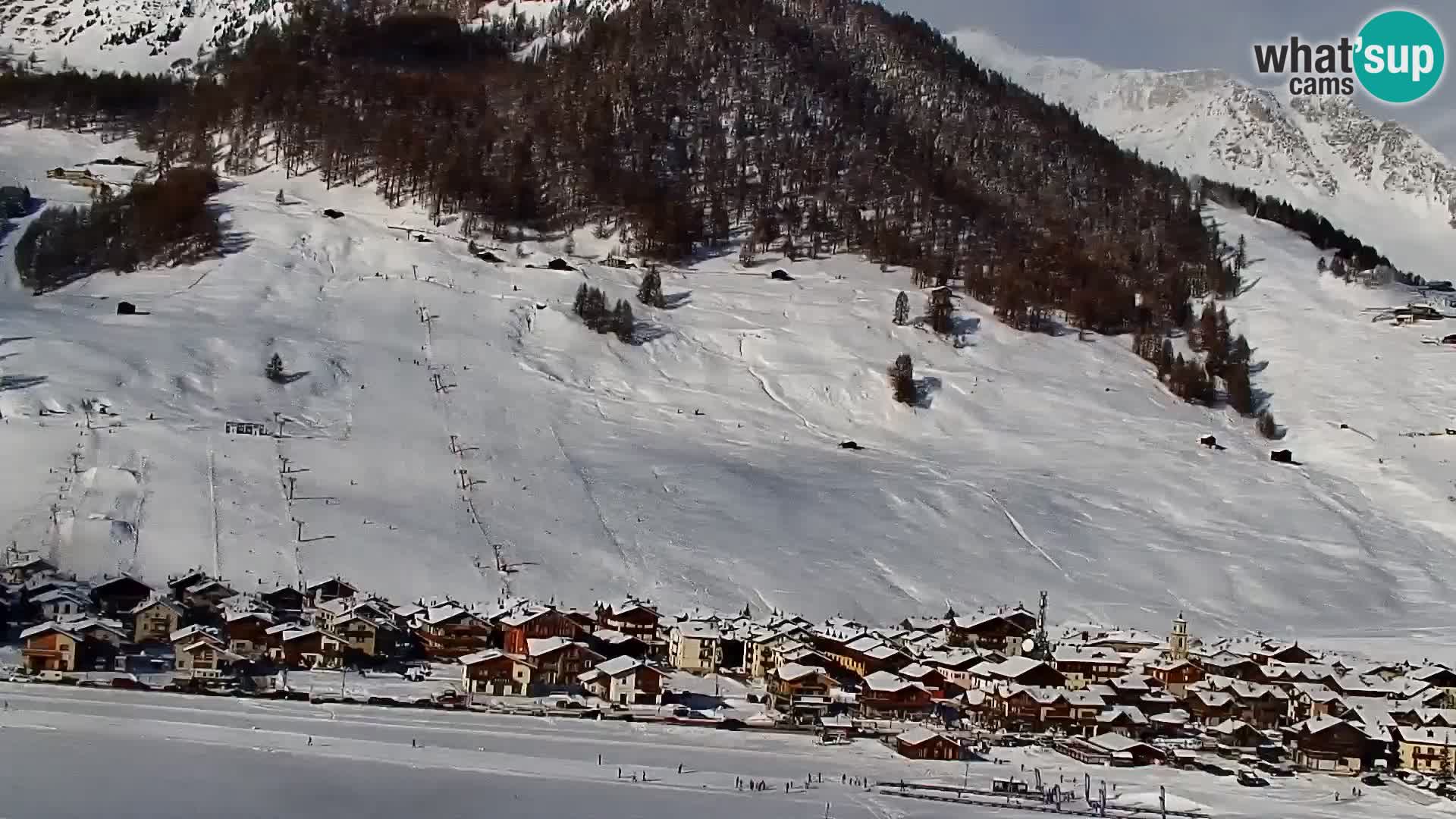 Increíble webcam de Livigno, vista panorámica desde el hotel Teola