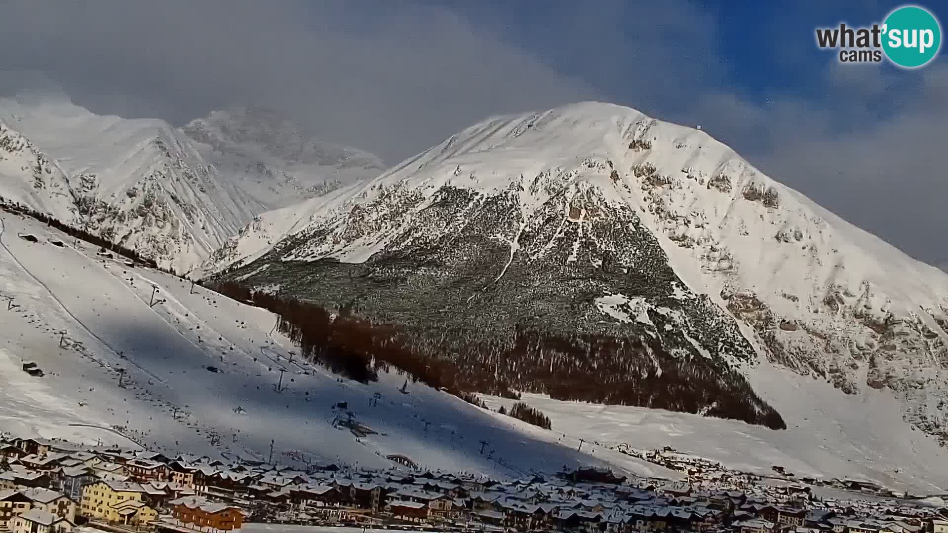 Amazing Livigno webcam panorama view from hotel Teola