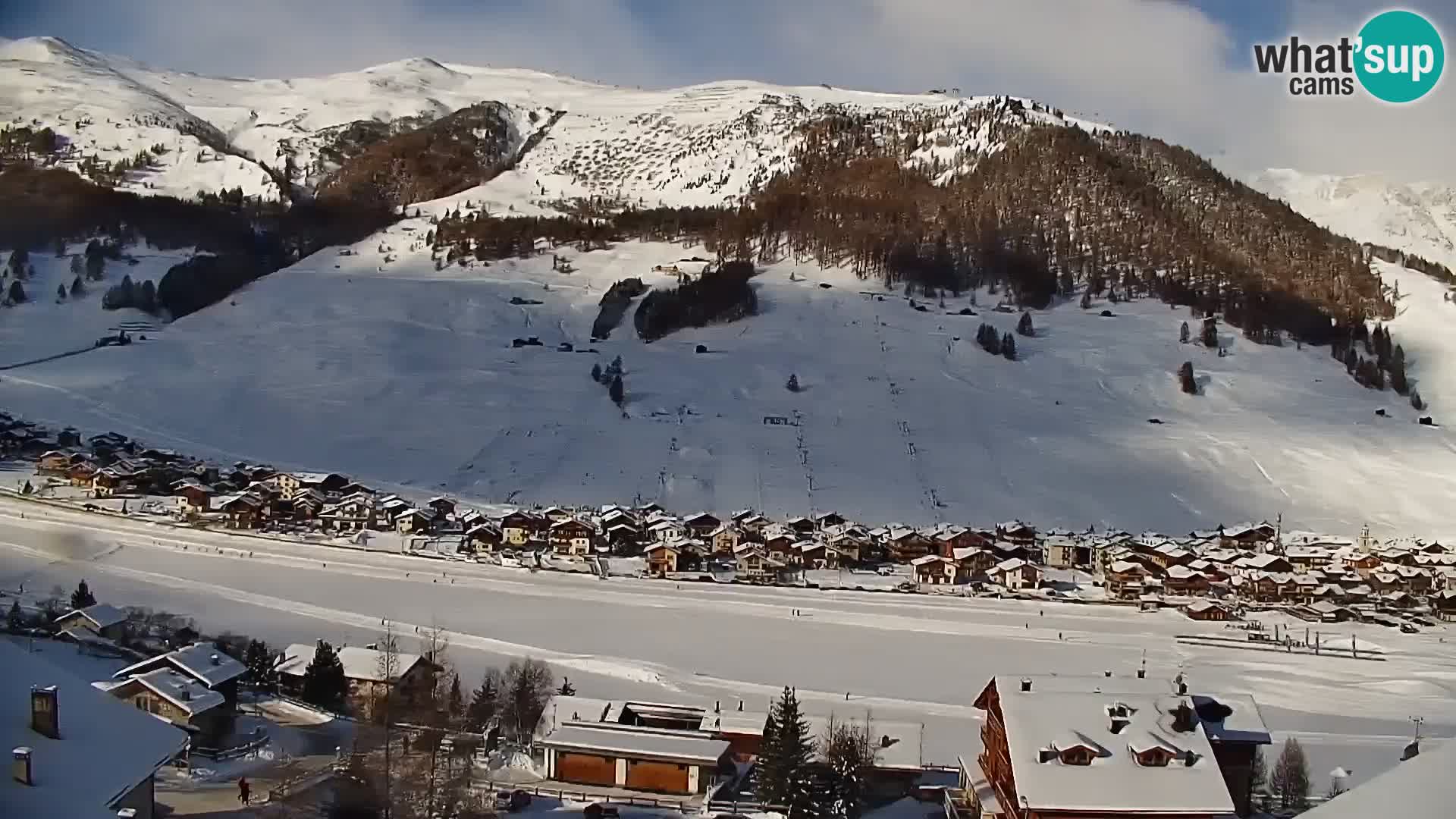 Amazing Livigno webcam panorama view from hotel Teola