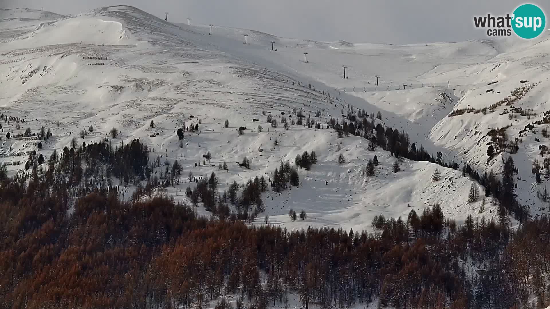 Superbe web camera Livigno, vue panoramique depuis l’hôtel Teola