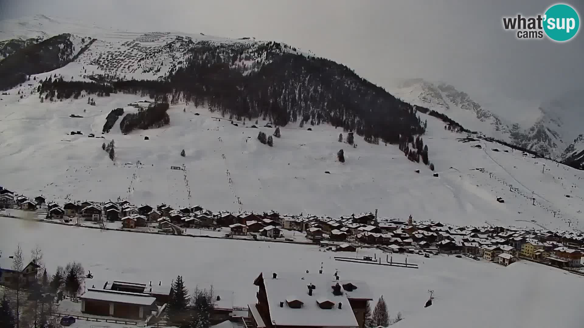 Amazing Livigno webcam panorama view from hotel Teola