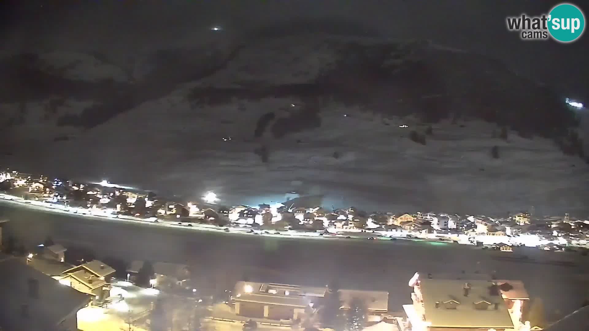 Superbe web camera Livigno, vue panoramique depuis l’hôtel Teola