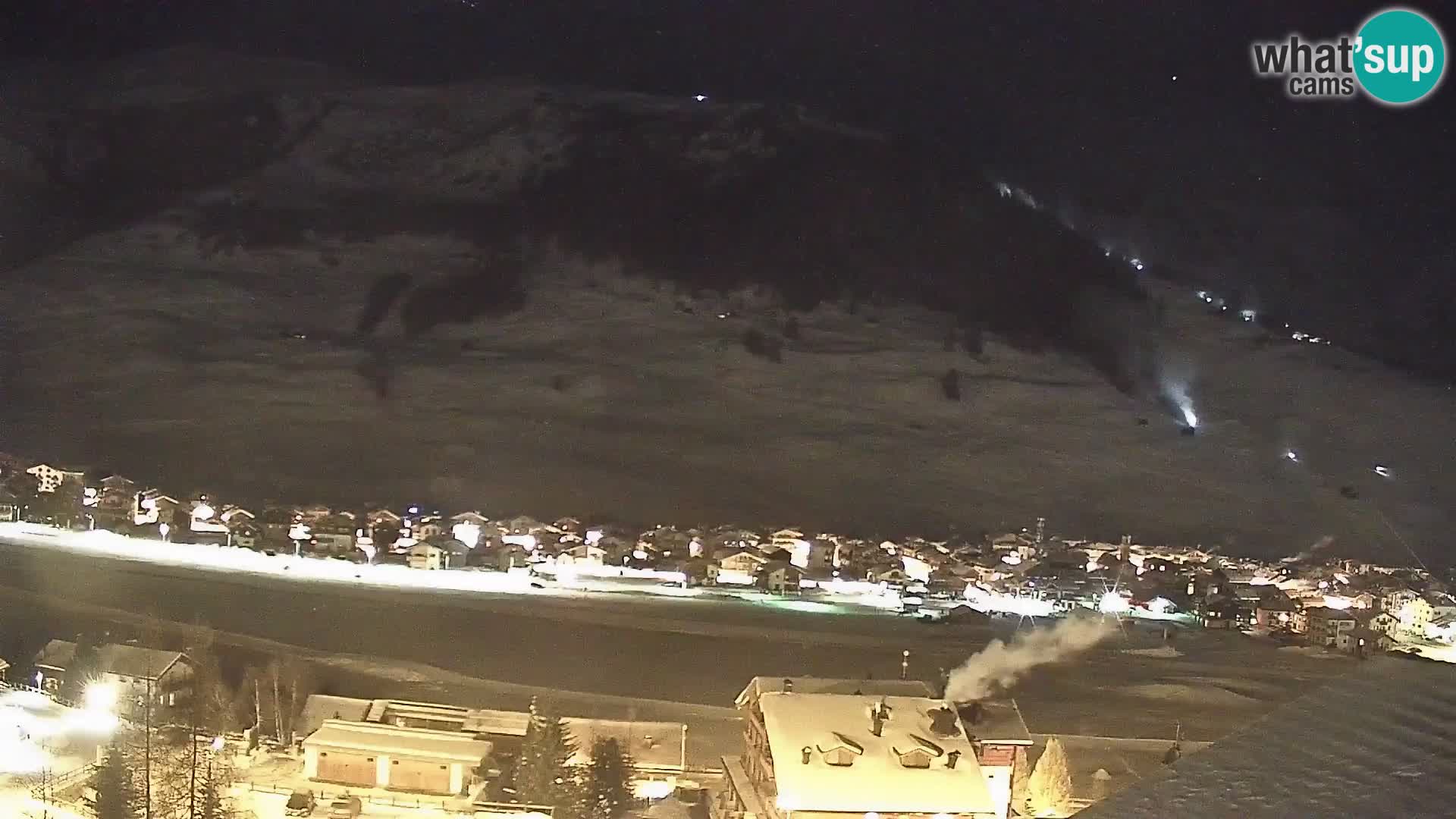 Increíble webcam de Livigno, vista panorámica desde el hotel Teola