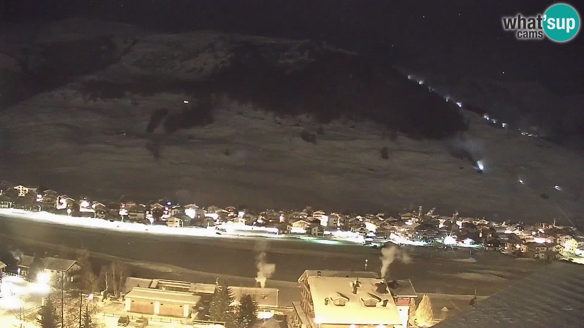 Increíble webcam de Livigno, vista panorámica desde el hotel Teola