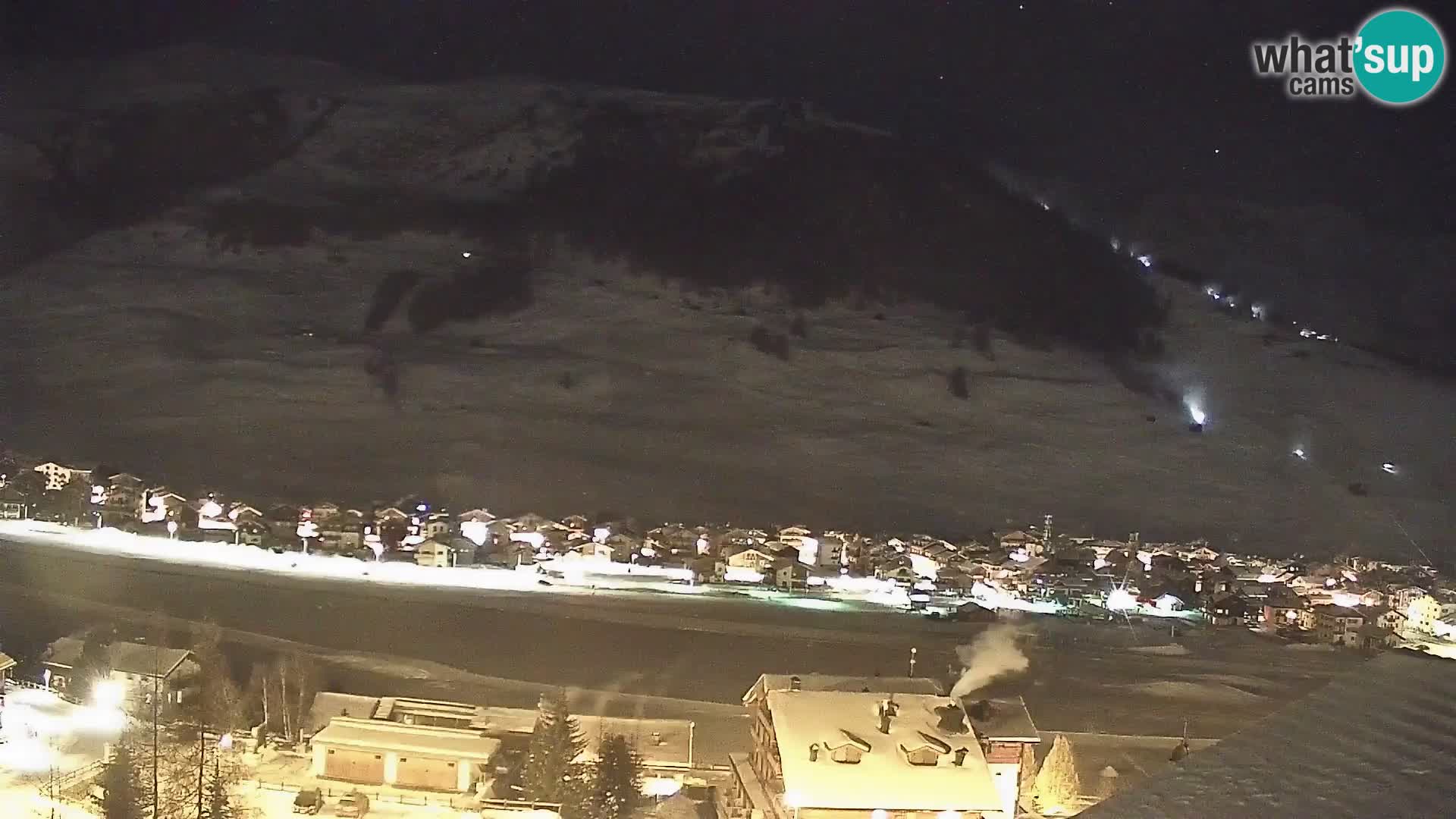 Increíble webcam de Livigno, vista panorámica desde el hotel Teola