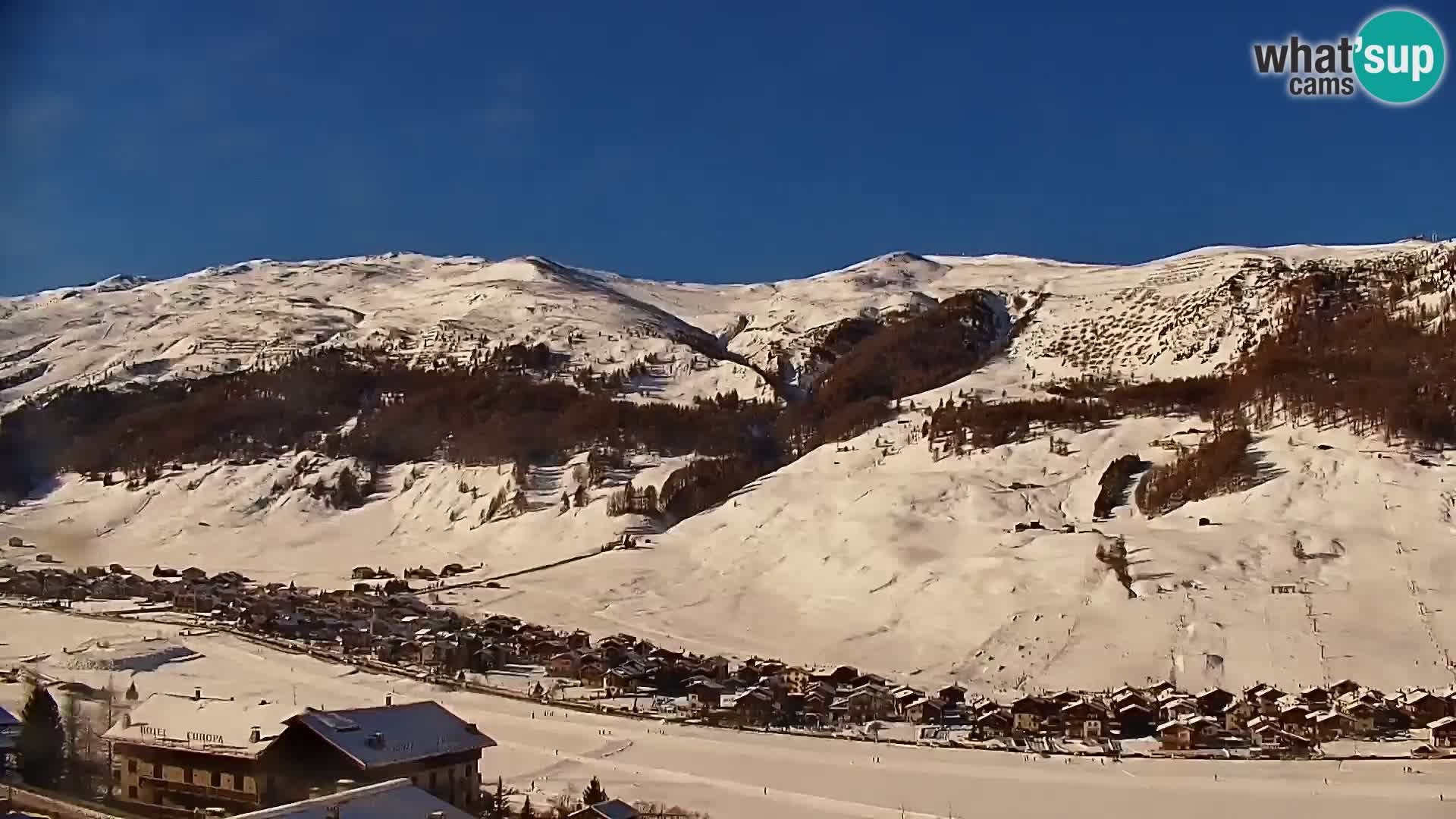 Stupenda webcam Livigno panoramica dall’hotel Teola