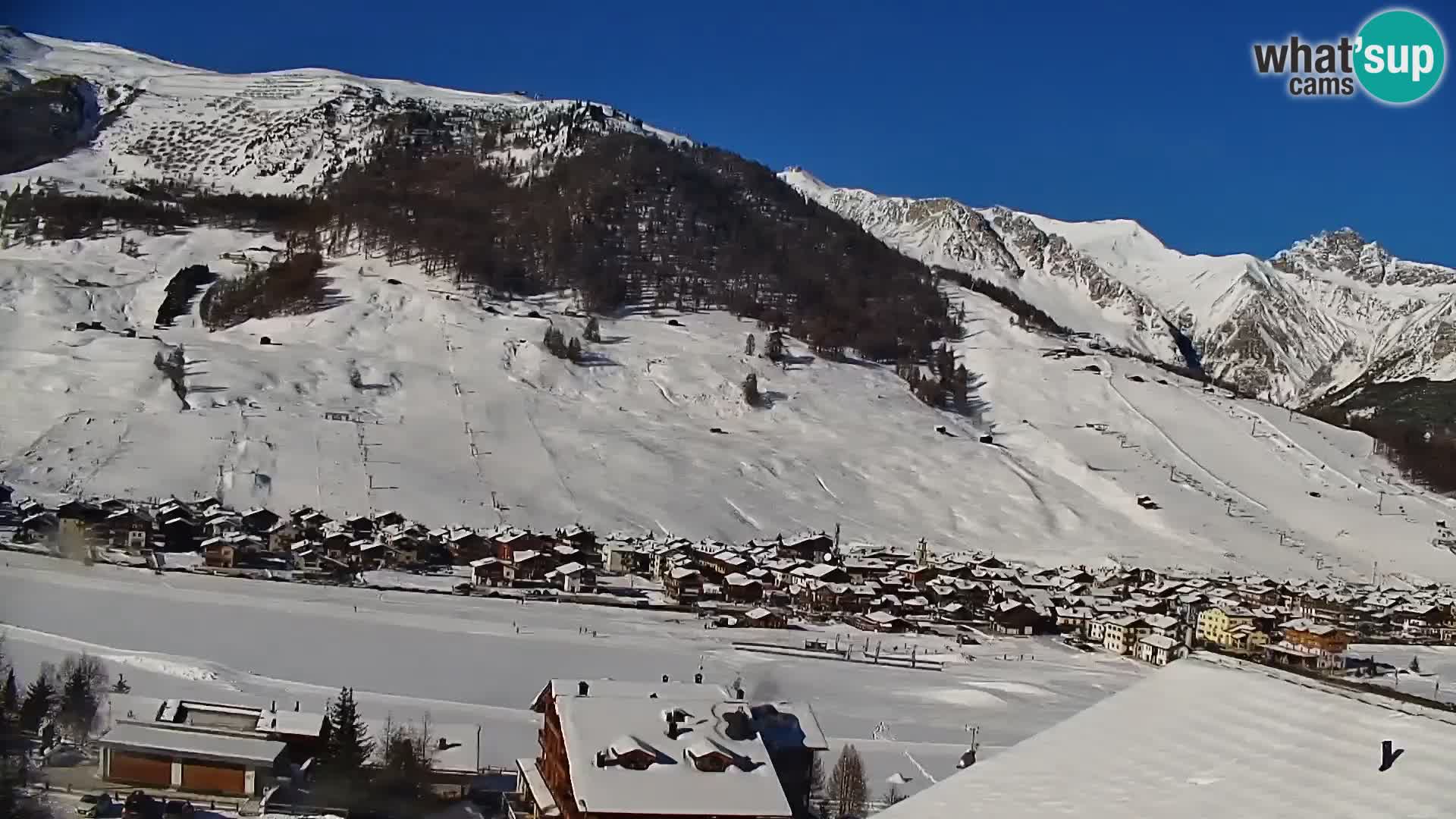 Amazing Livigno webcam panorama view from hotel Teola