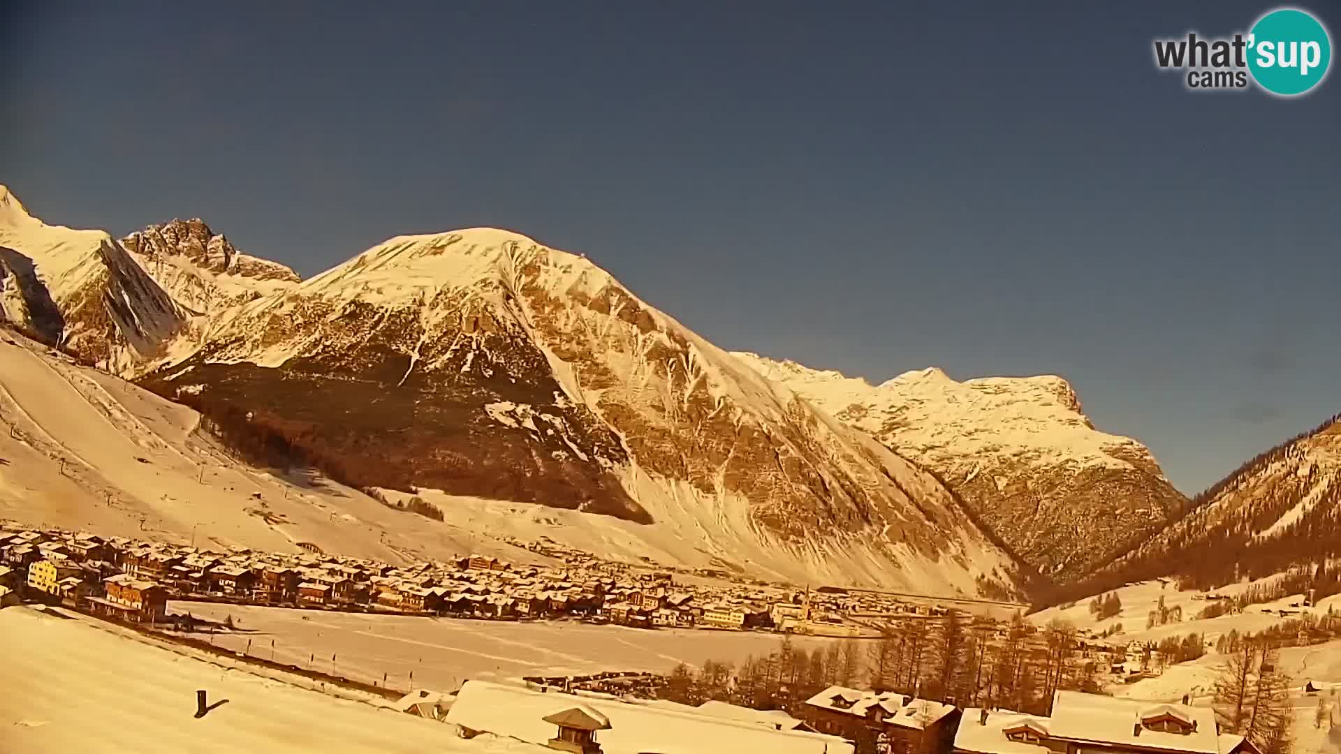 Amazing Livigno webcam panorama view from hotel Teola