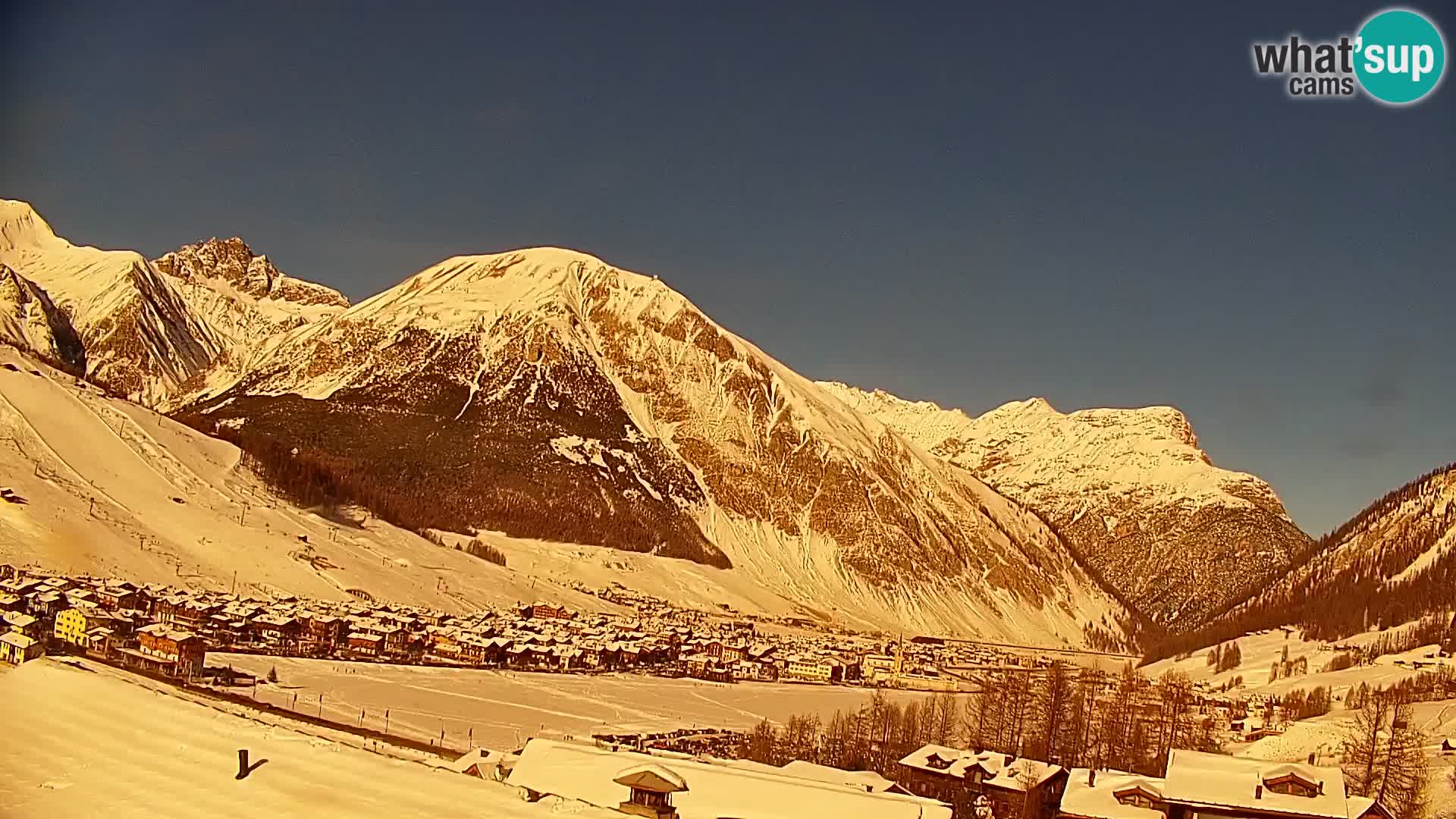 Amazing Livigno webcam panorama view from hotel Teola