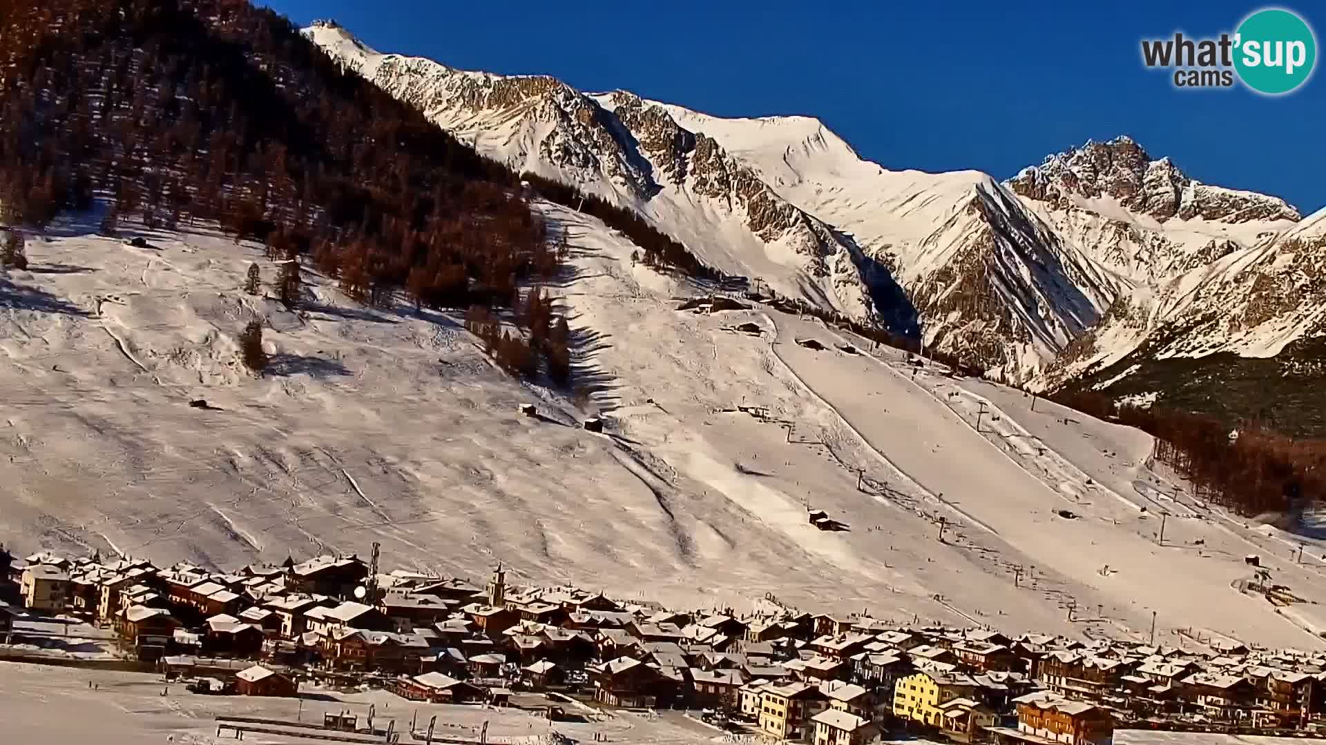 Amazing Livigno webcam panorama view from hotel Teola