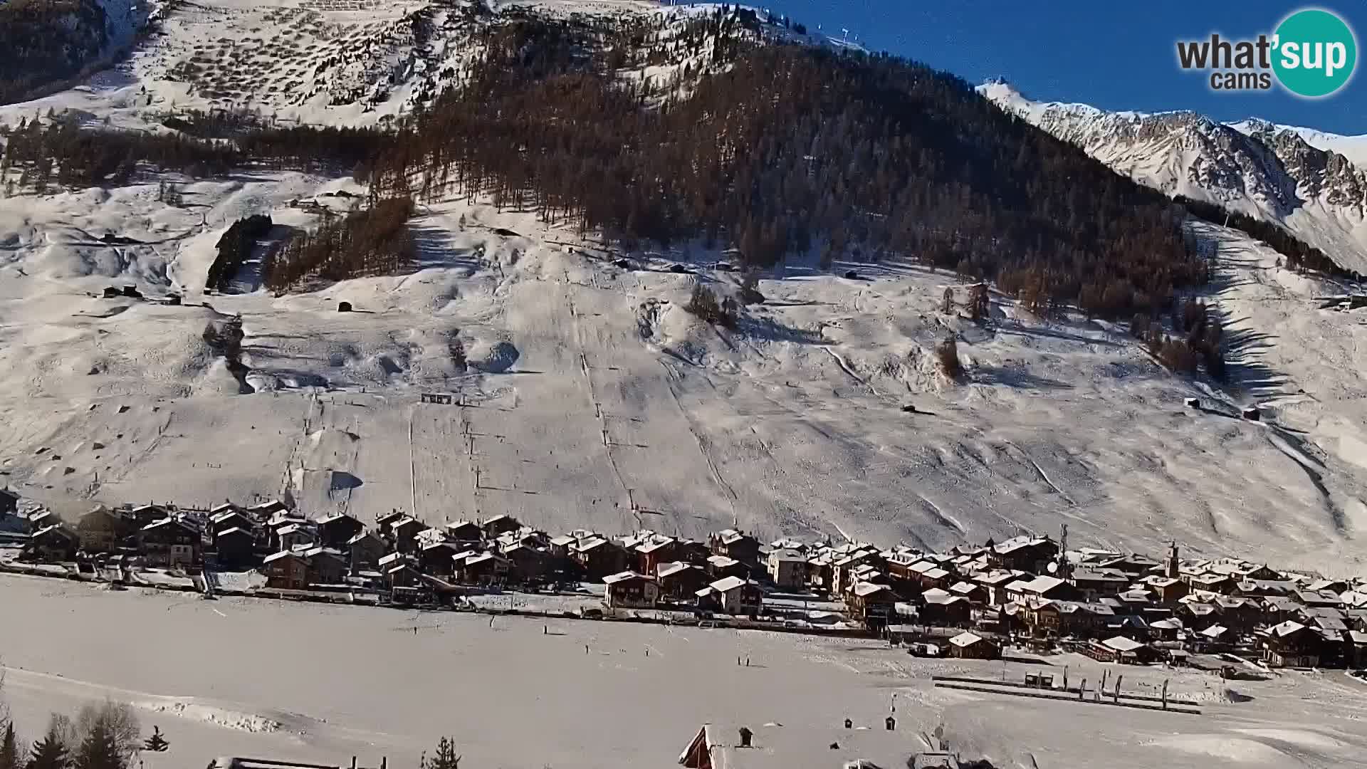 Amazing Livigno webcam panorama view from hotel Teola