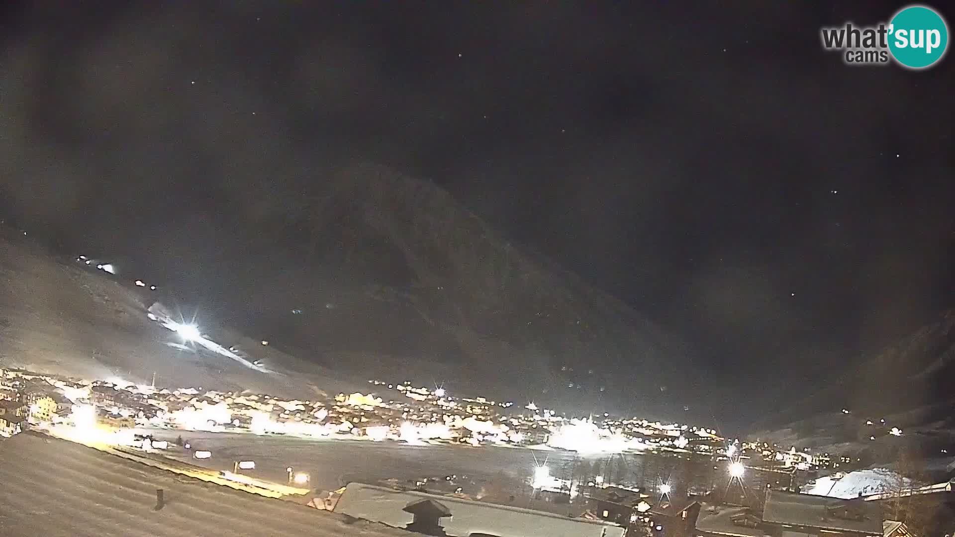 Increíble webcam de Livigno, vista panorámica desde el hotel Teola