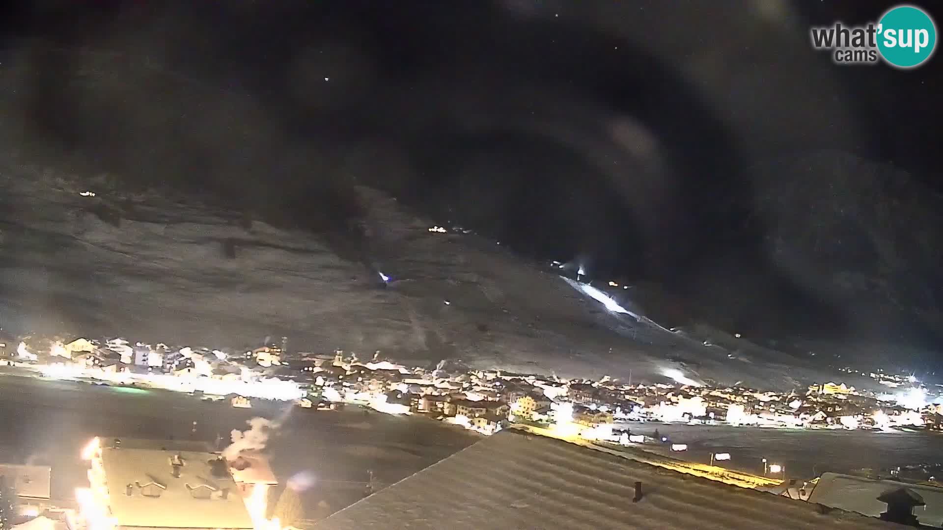 Superbe web camera Livigno, vue panoramique depuis l’hôtel Teola