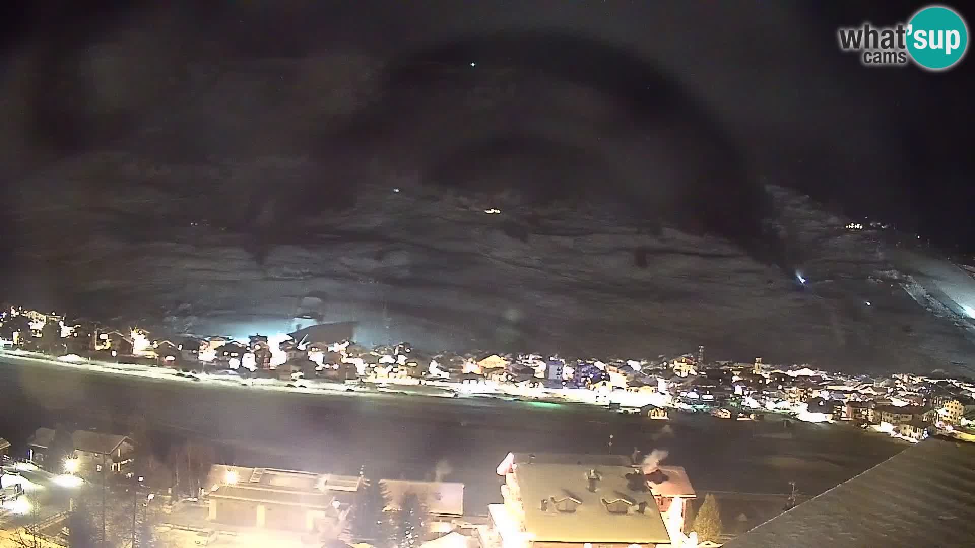 Superbe web camera Livigno, vue panoramique depuis l’hôtel Teola