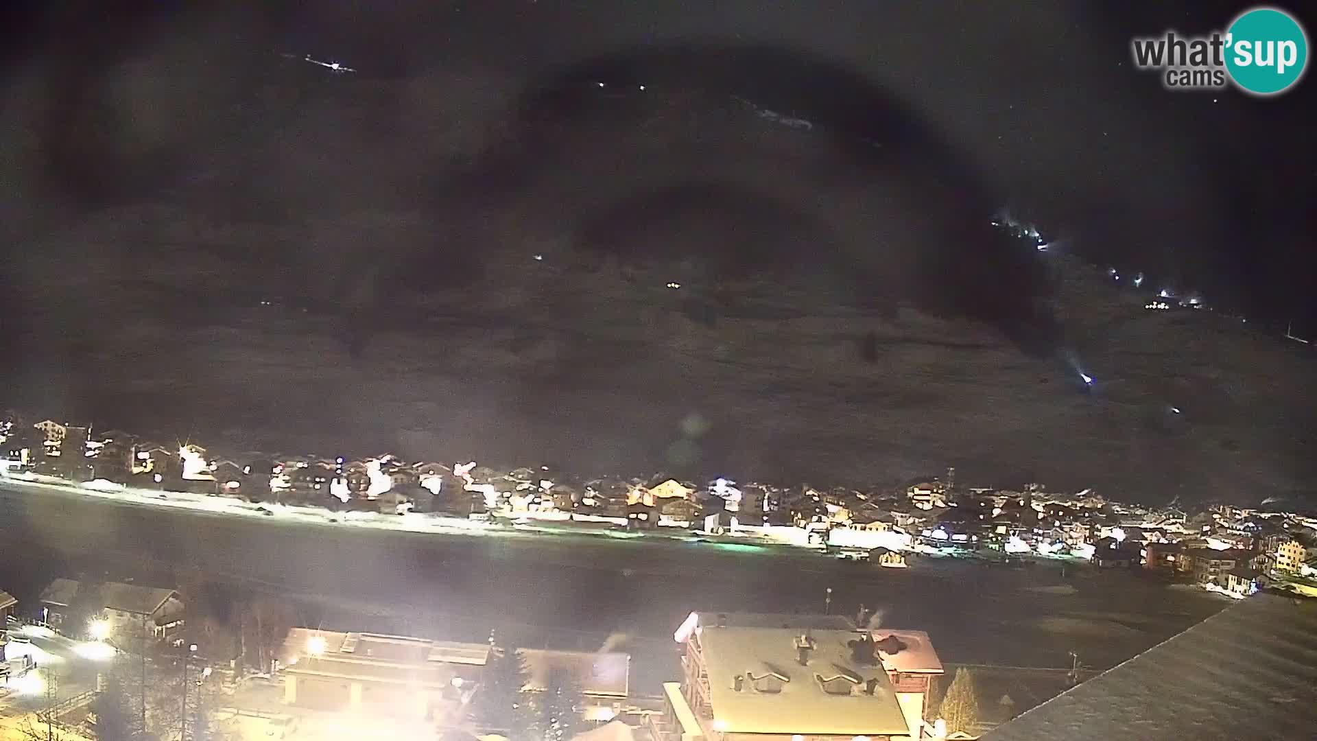 Increíble webcam de Livigno, vista panorámica desde el hotel Teola