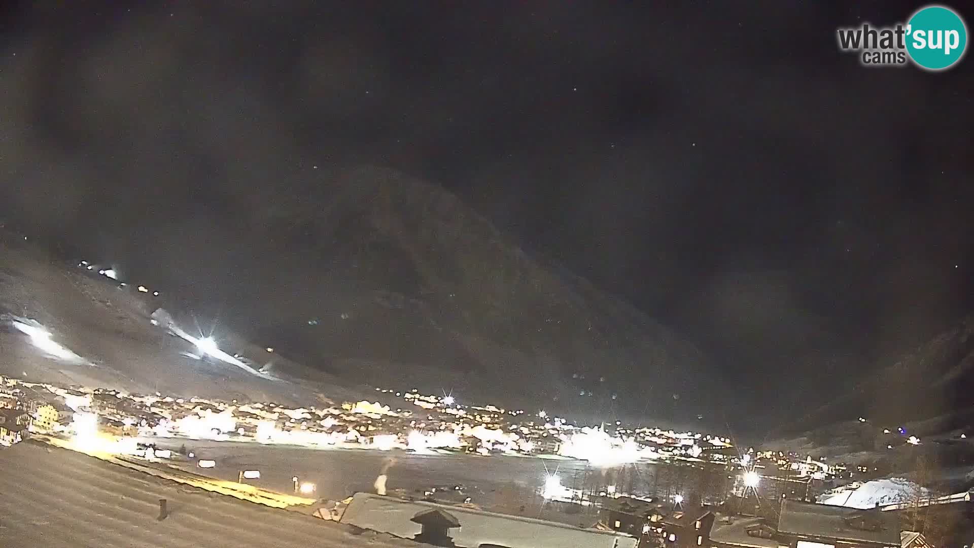 Amazing Livigno webcam panorama view from hotel Teola