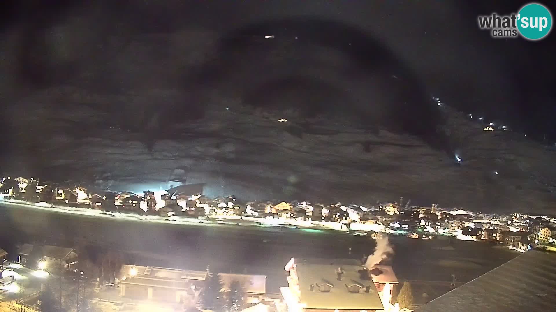 Superbe web camera Livigno, vue panoramique depuis l’hôtel Teola