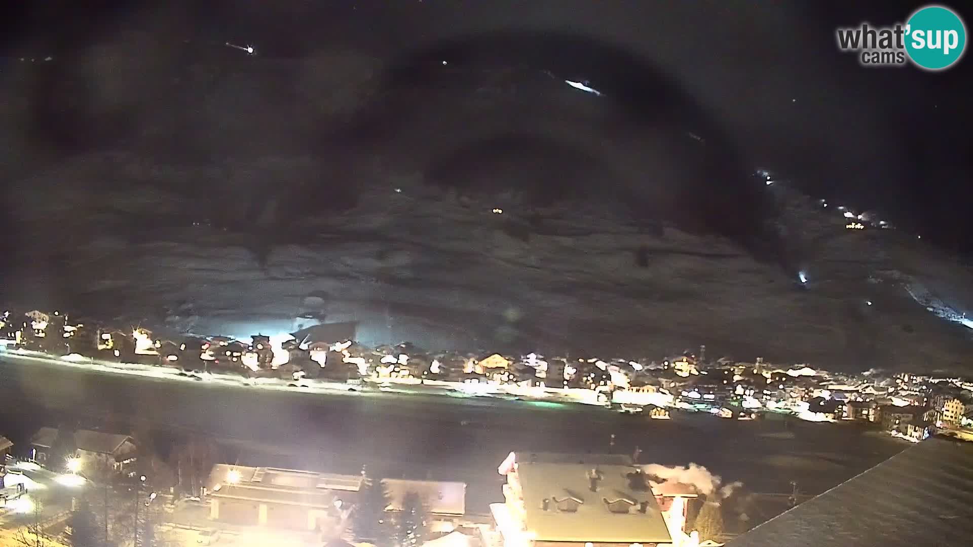 Increíble webcam de Livigno, vista panorámica desde el hotel Teola