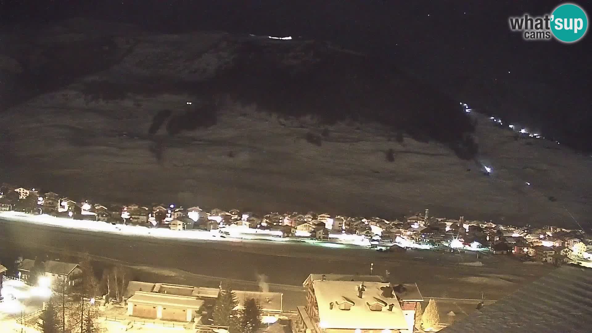 Superbe web camera Livigno, vue panoramique depuis l’hôtel Teola