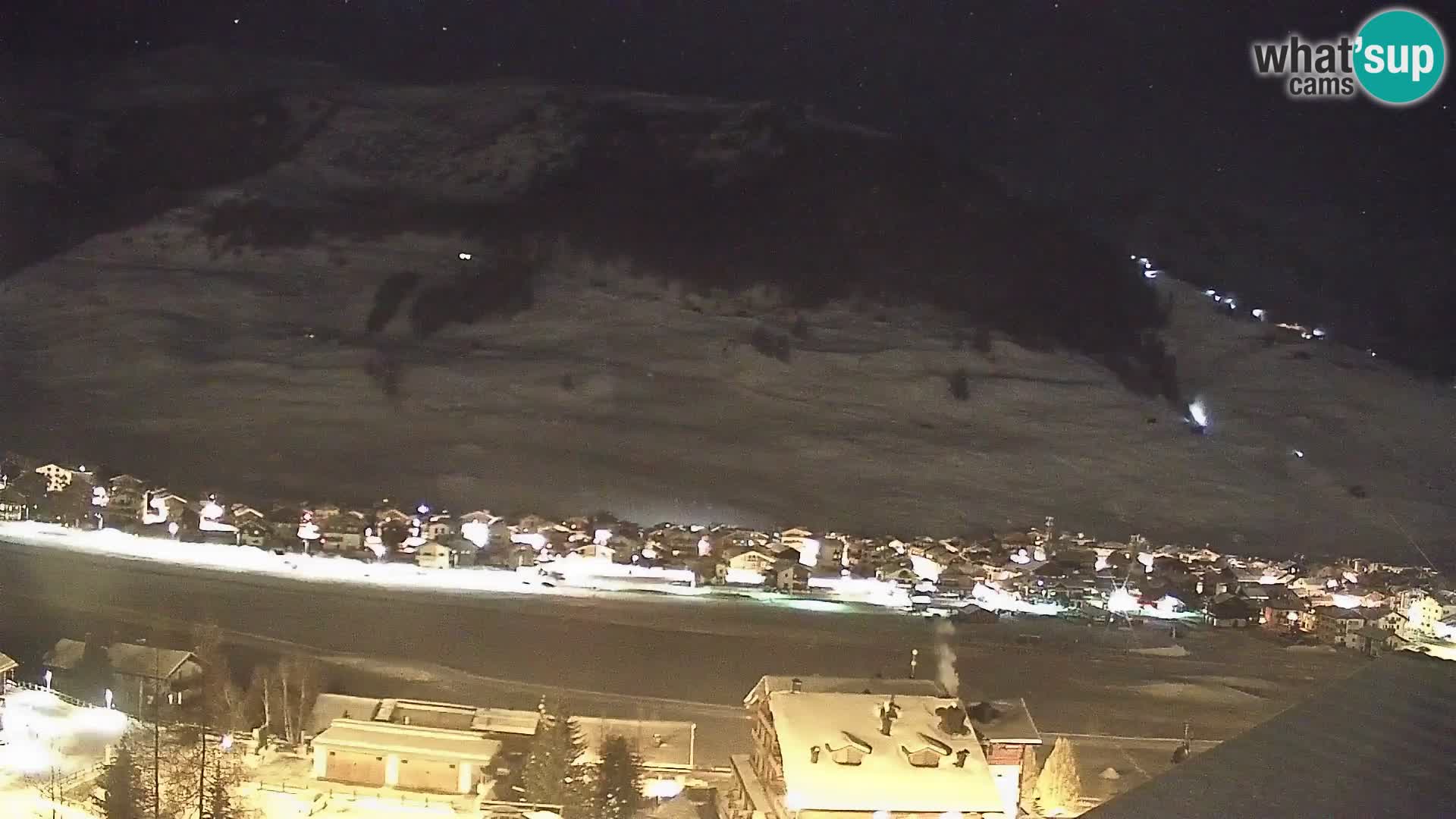 Superbe web camera Livigno, vue panoramique depuis l’hôtel Teola