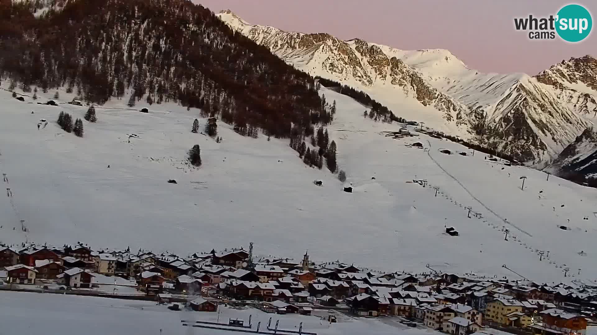 Stupenda webcam Livigno panoramica dall’hotel Teola