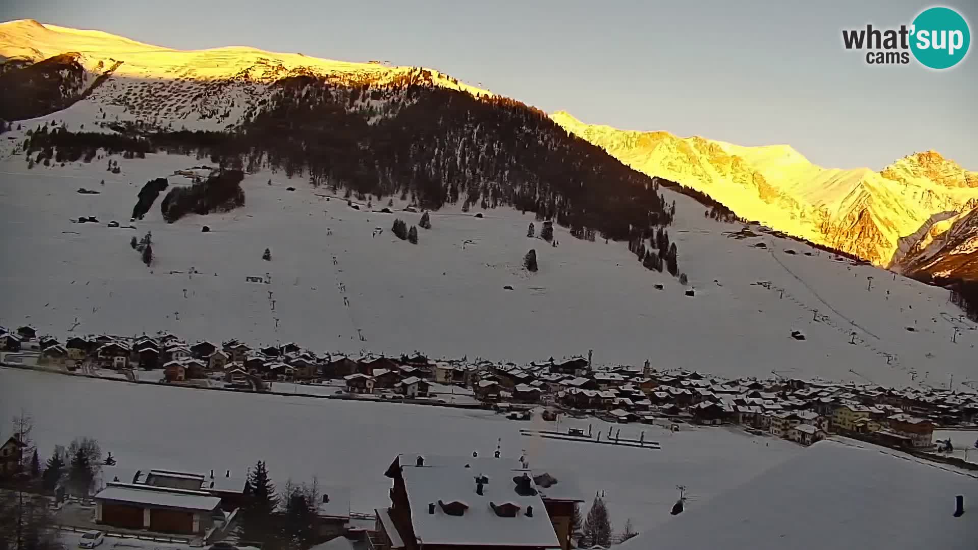 Erstaunliche Livigno Kamera, Panoramablick vom Hotel Teola