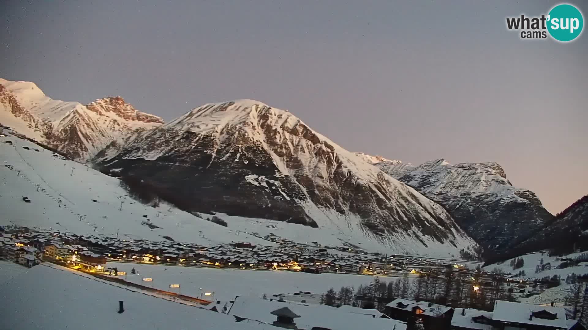 Amazing Livigno webcam panorama view from hotel Teola