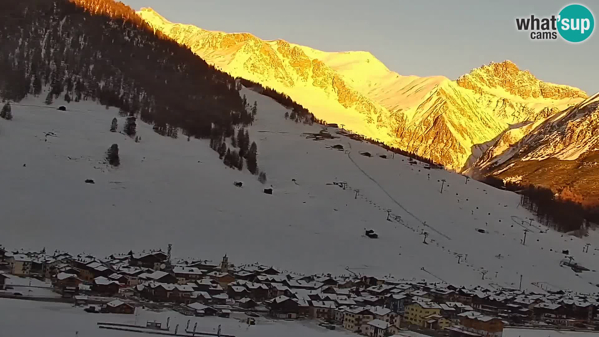 Erstaunliche Livigno Kamera, Panoramablick vom Hotel Teola