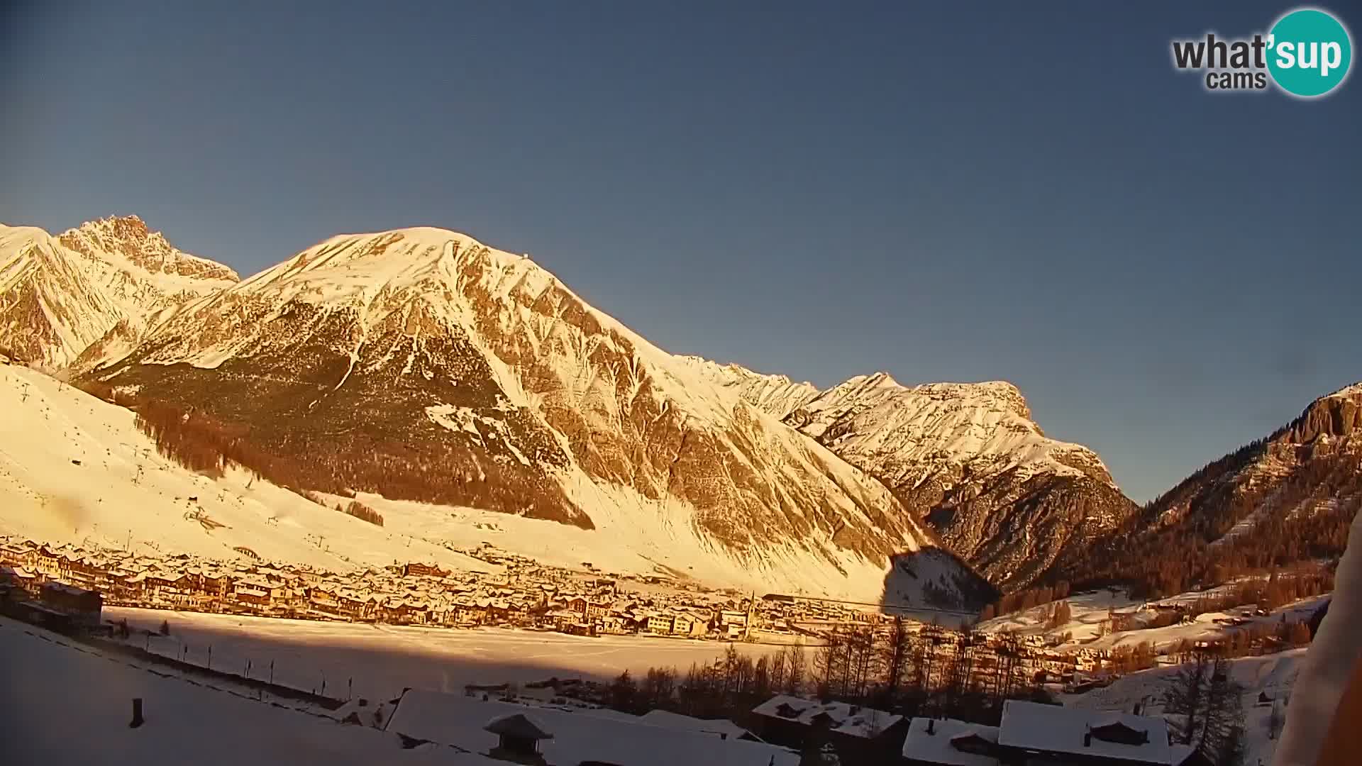 Amazing Livigno webcam panorama view from hotel Teola